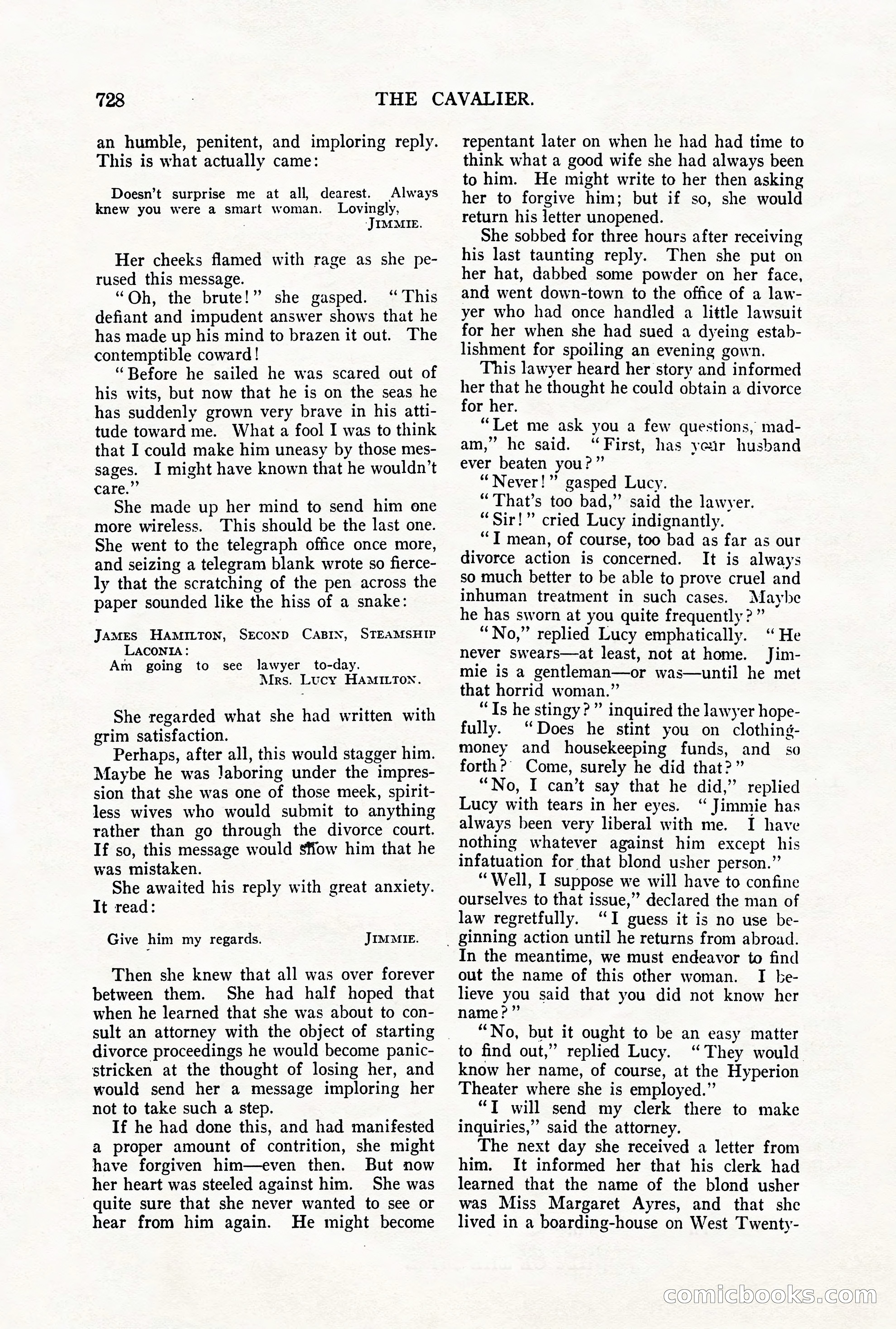 The Cavalier for May — page 156 of 198
