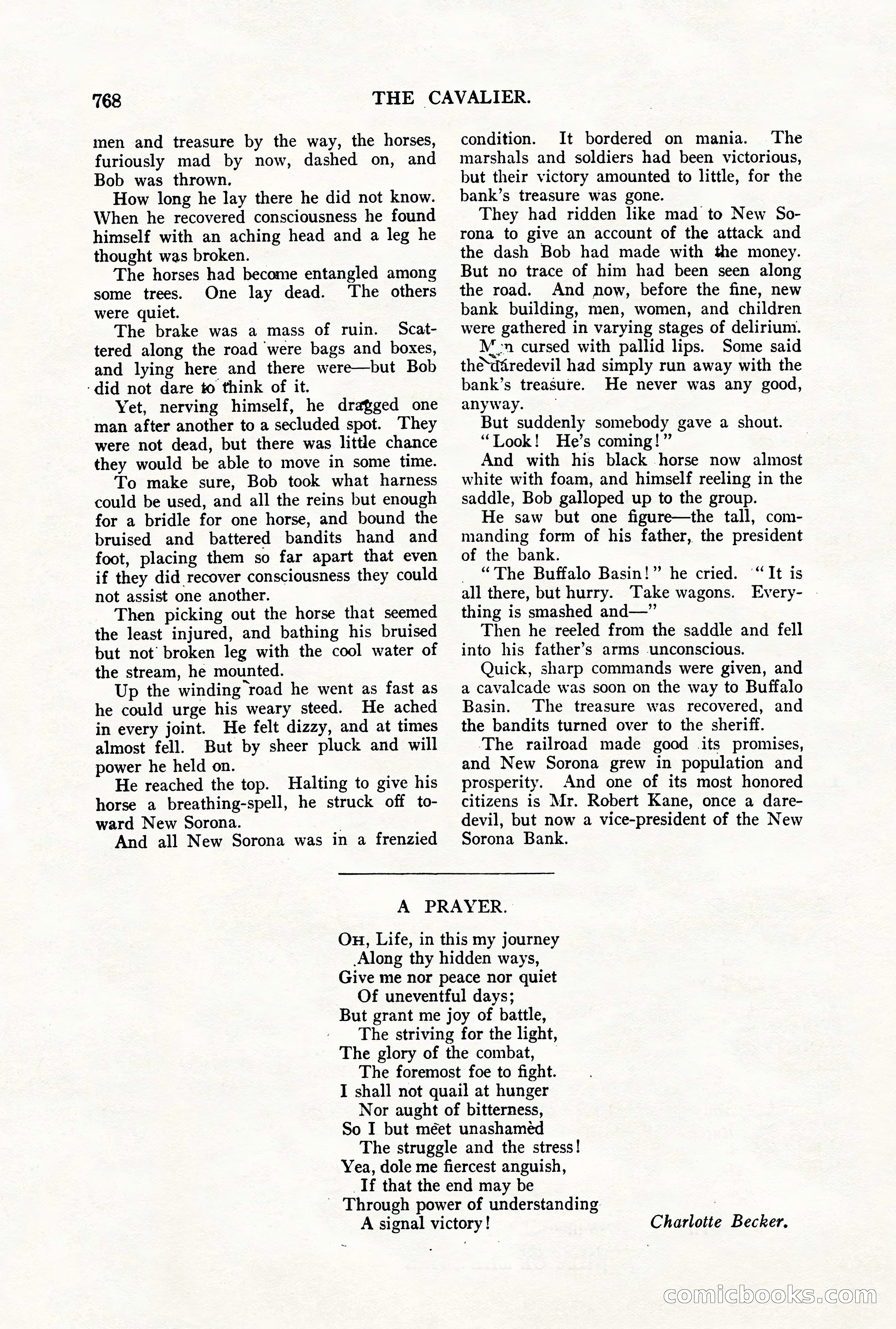 The Cavalier for May — page 196 of 198