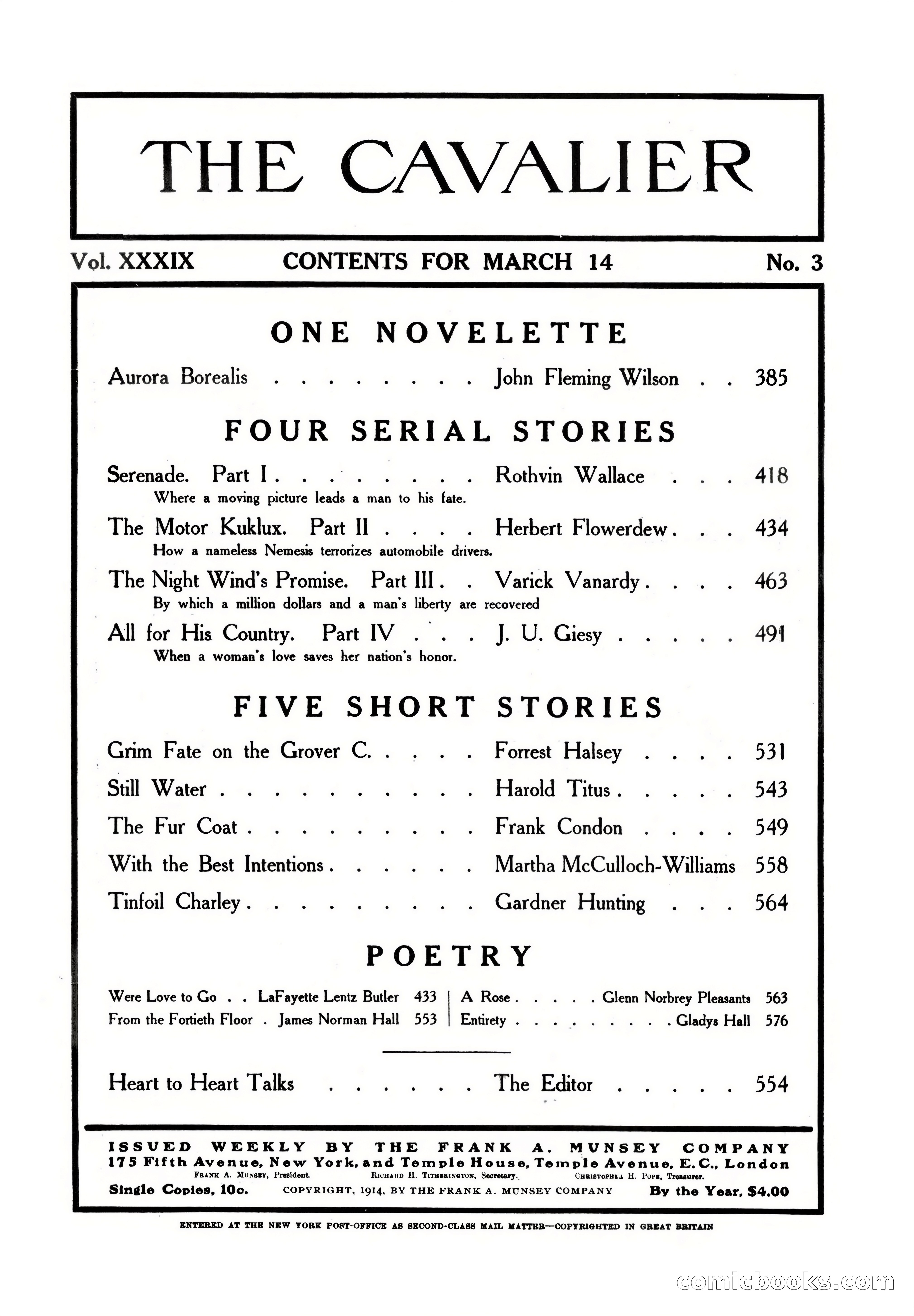 The Cavalier, March 14, 1914 — page 5 of 204