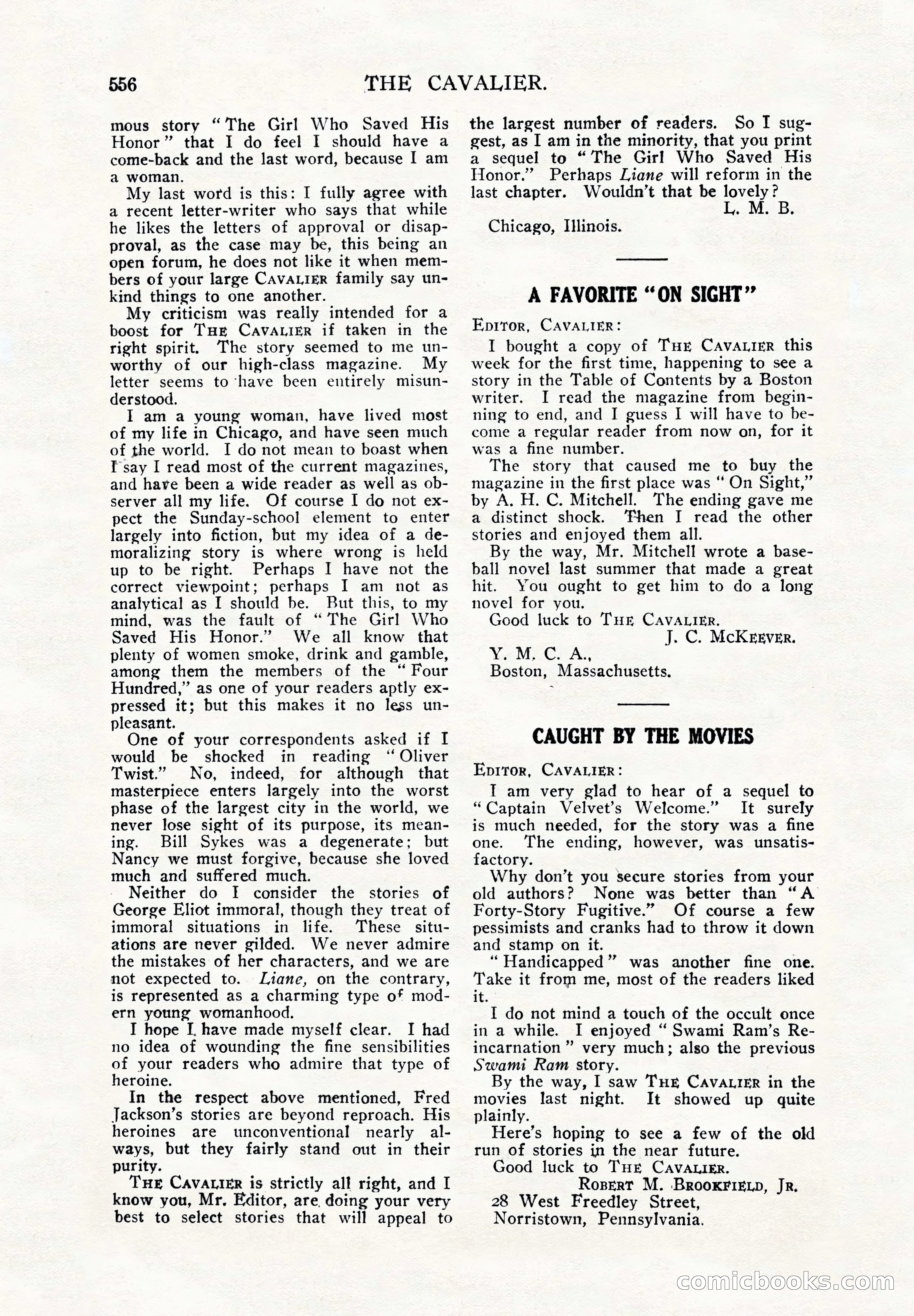 The Cavalier, March 14, 1914 — page 182 of 204