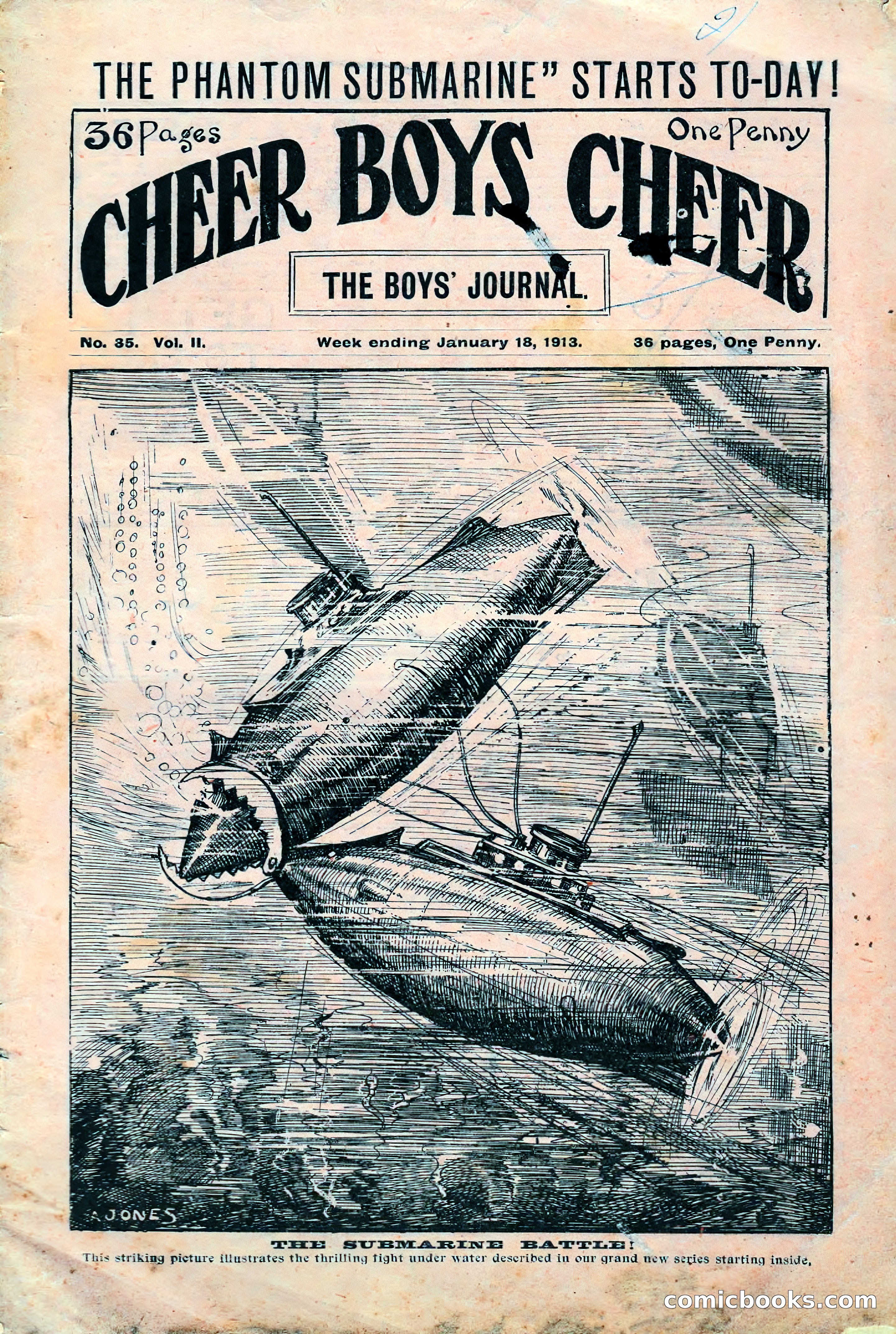 Cheer Boys Cheer: The Boys' Journal, No. 35