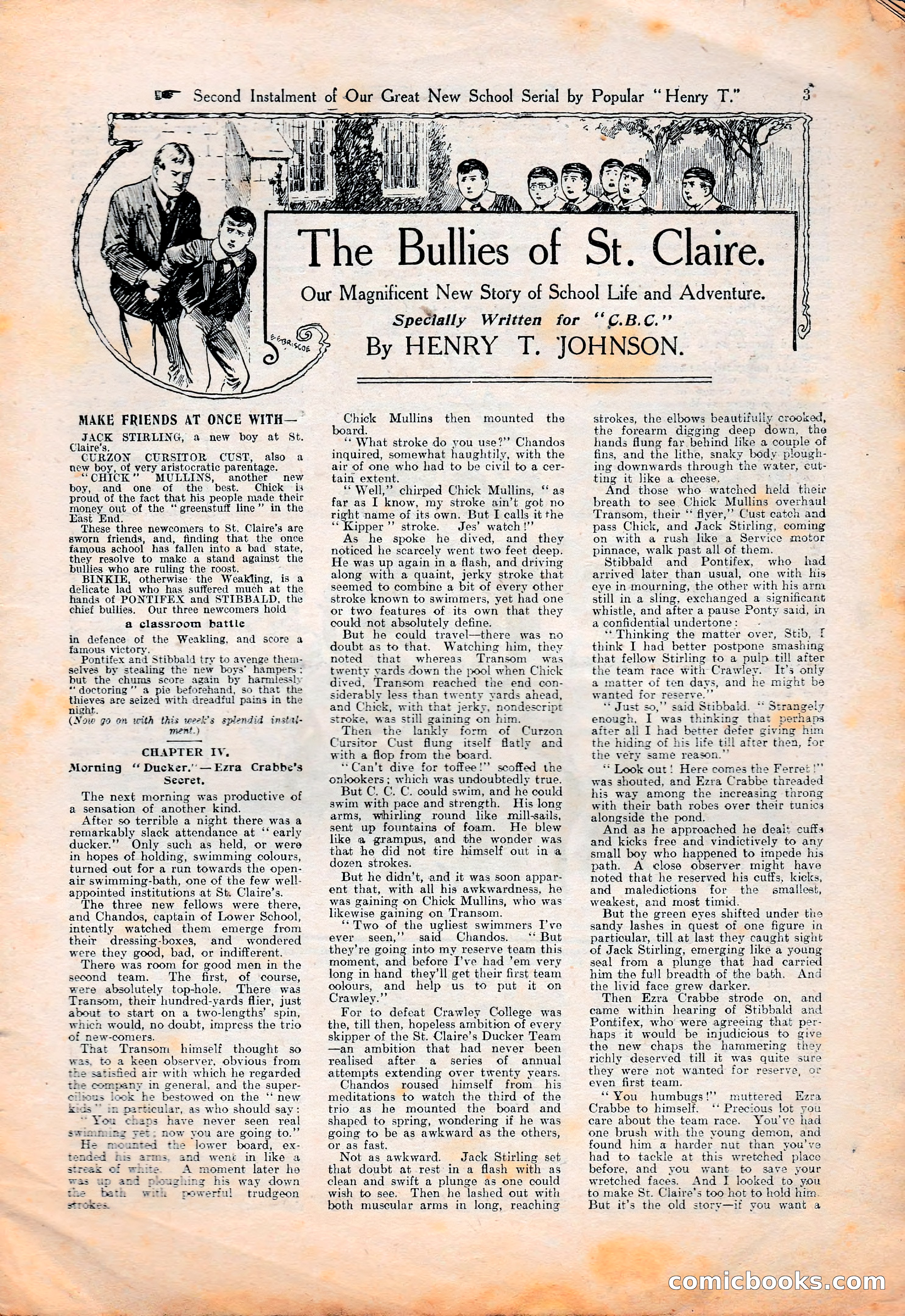 Cheer Boys Cheer: The Boys' Journal, No. 35 — page 3 of 36