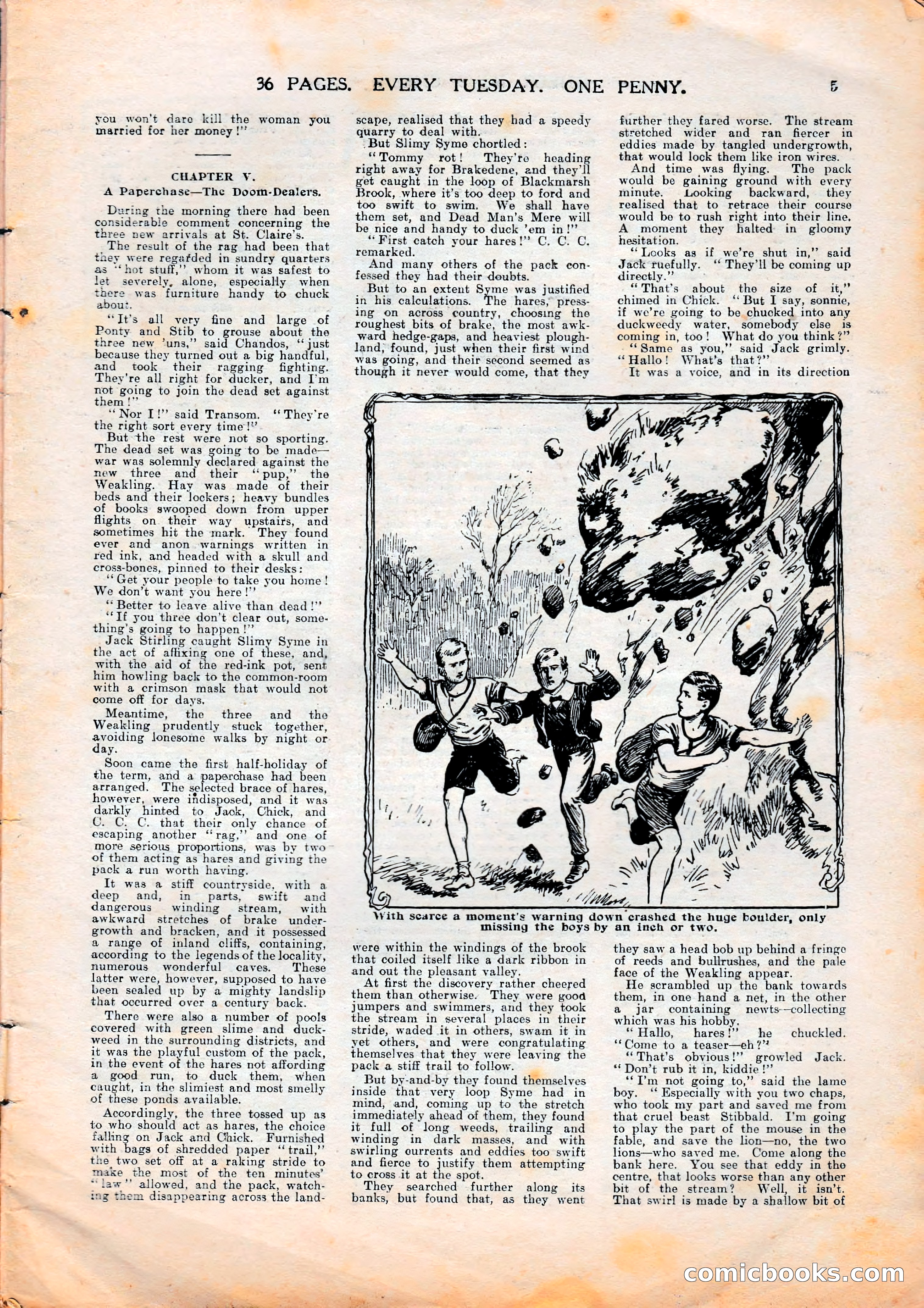 Cheer Boys Cheer: The Boys' Journal, No. 35 — page 5 of 36
