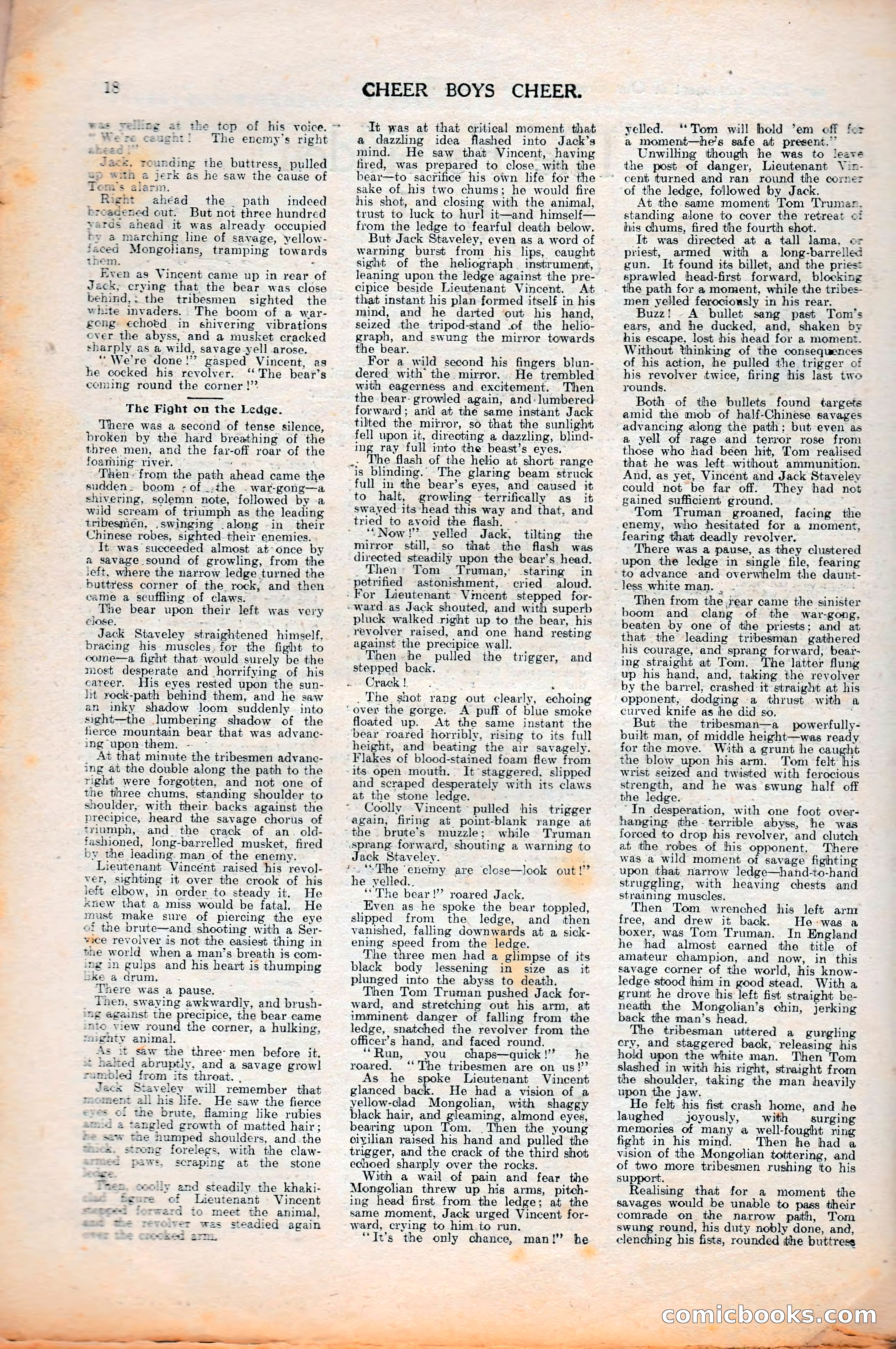 Cheer Boys Cheer: The Boys' Journal, No. 35 — page 18 of 36