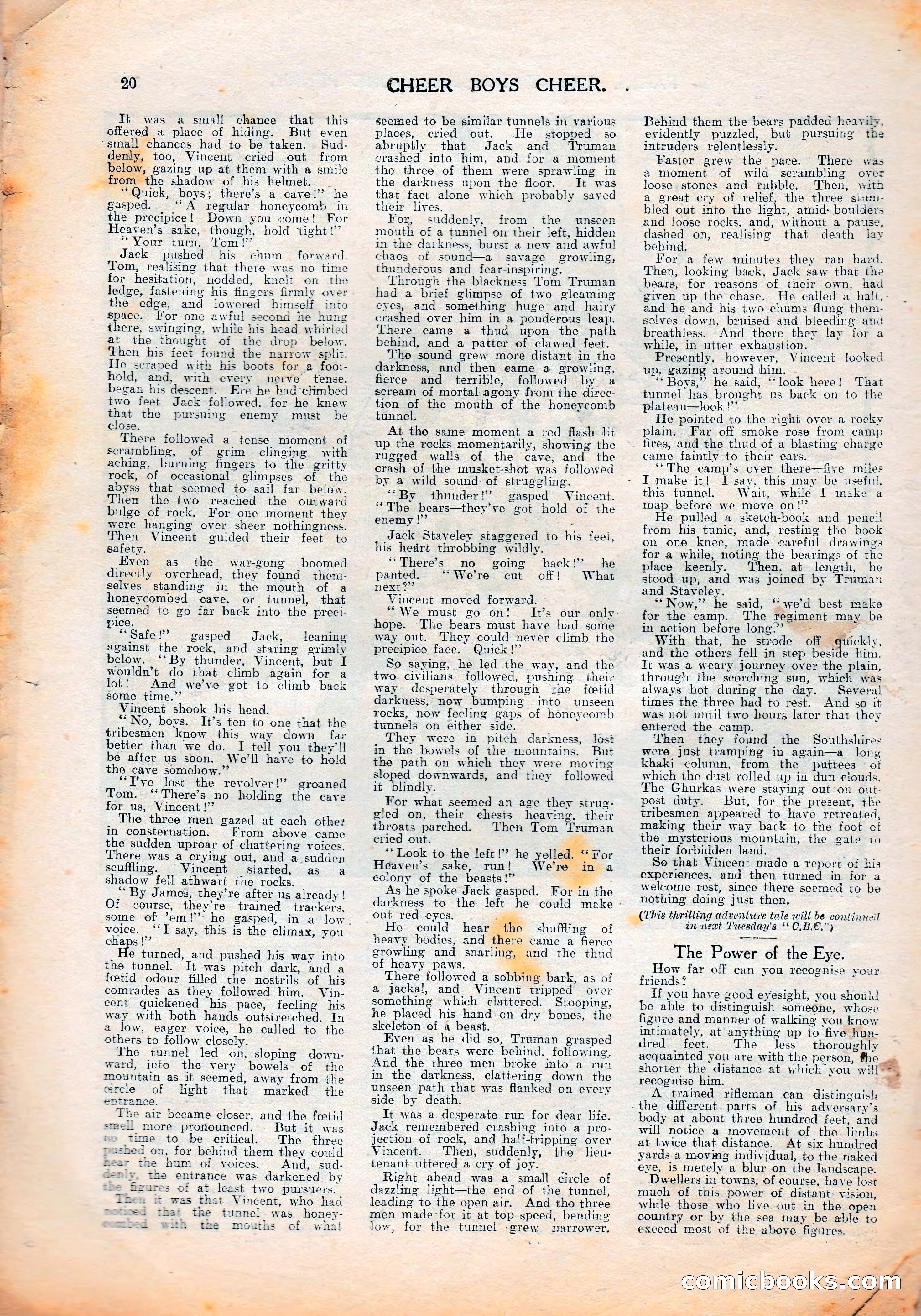 Cheer Boys Cheer: The Boys' Journal, No. 35 — page 20 of 36