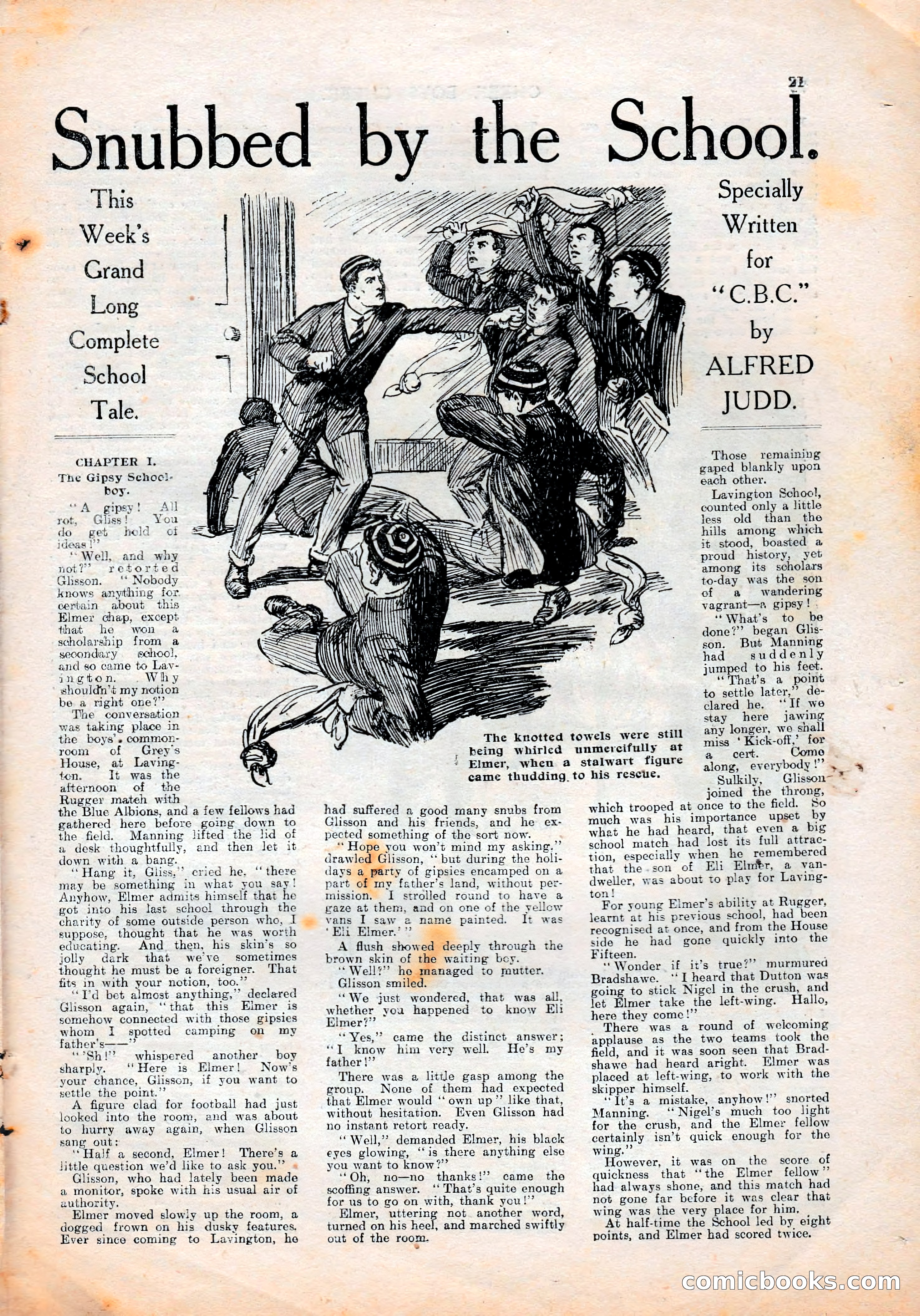 Cheer Boys Cheer: The Boys' Journal, No. 35 — page 21 of 36