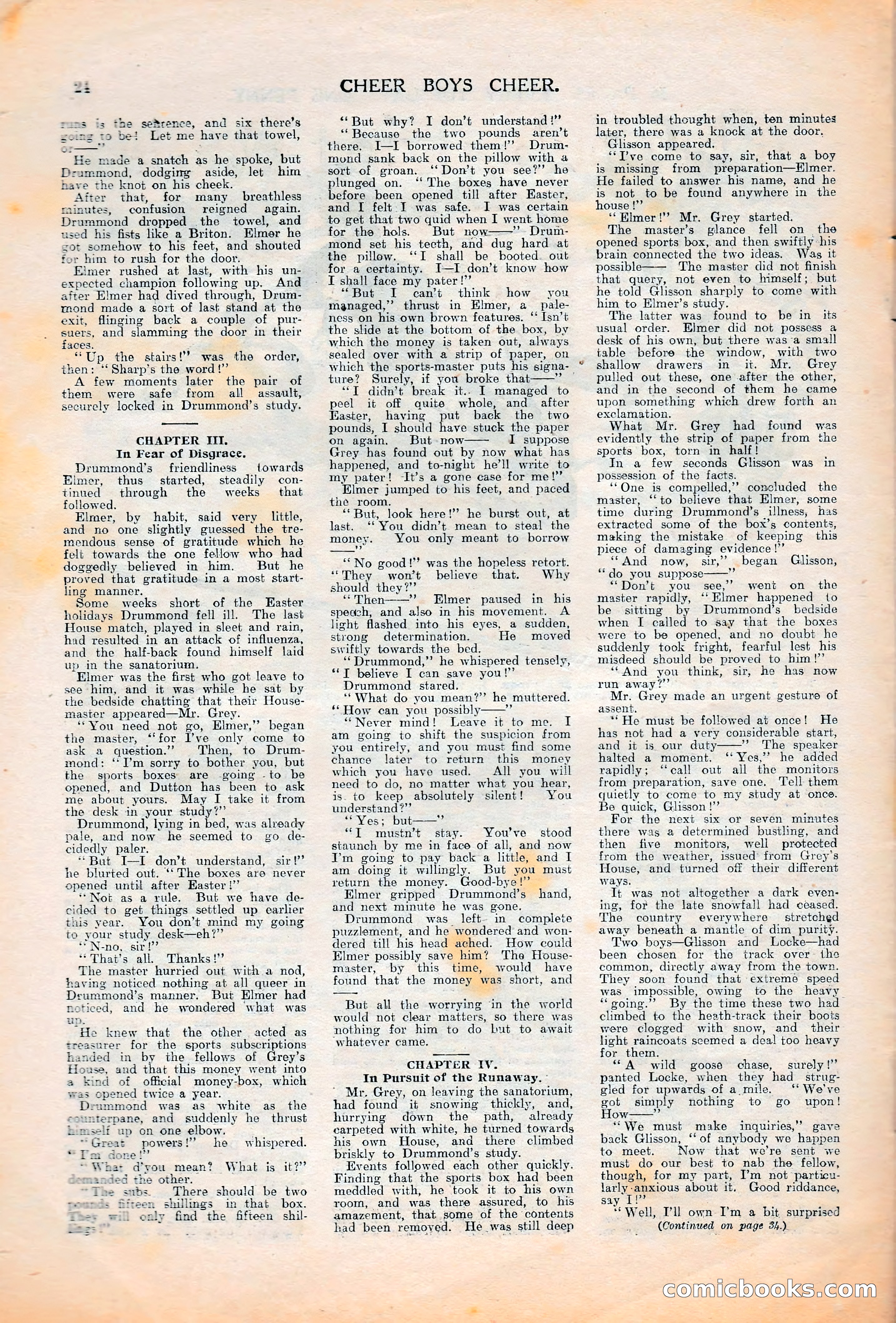 Cheer Boys Cheer: The Boys' Journal, No. 35 — page 24 of 36