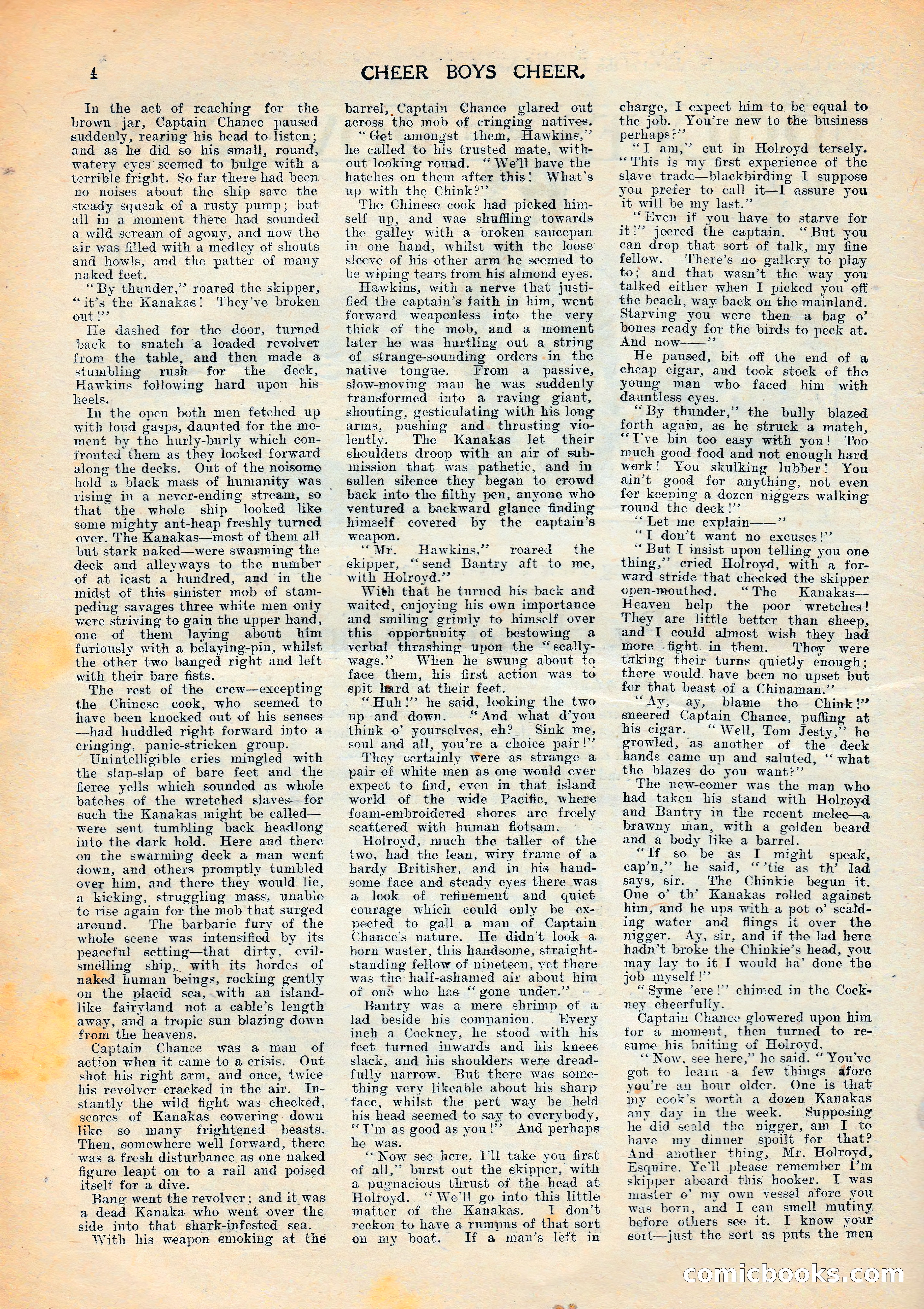 Cheer Boys Cheer: The Boys' Journal, No. 62 — page 4 of 36