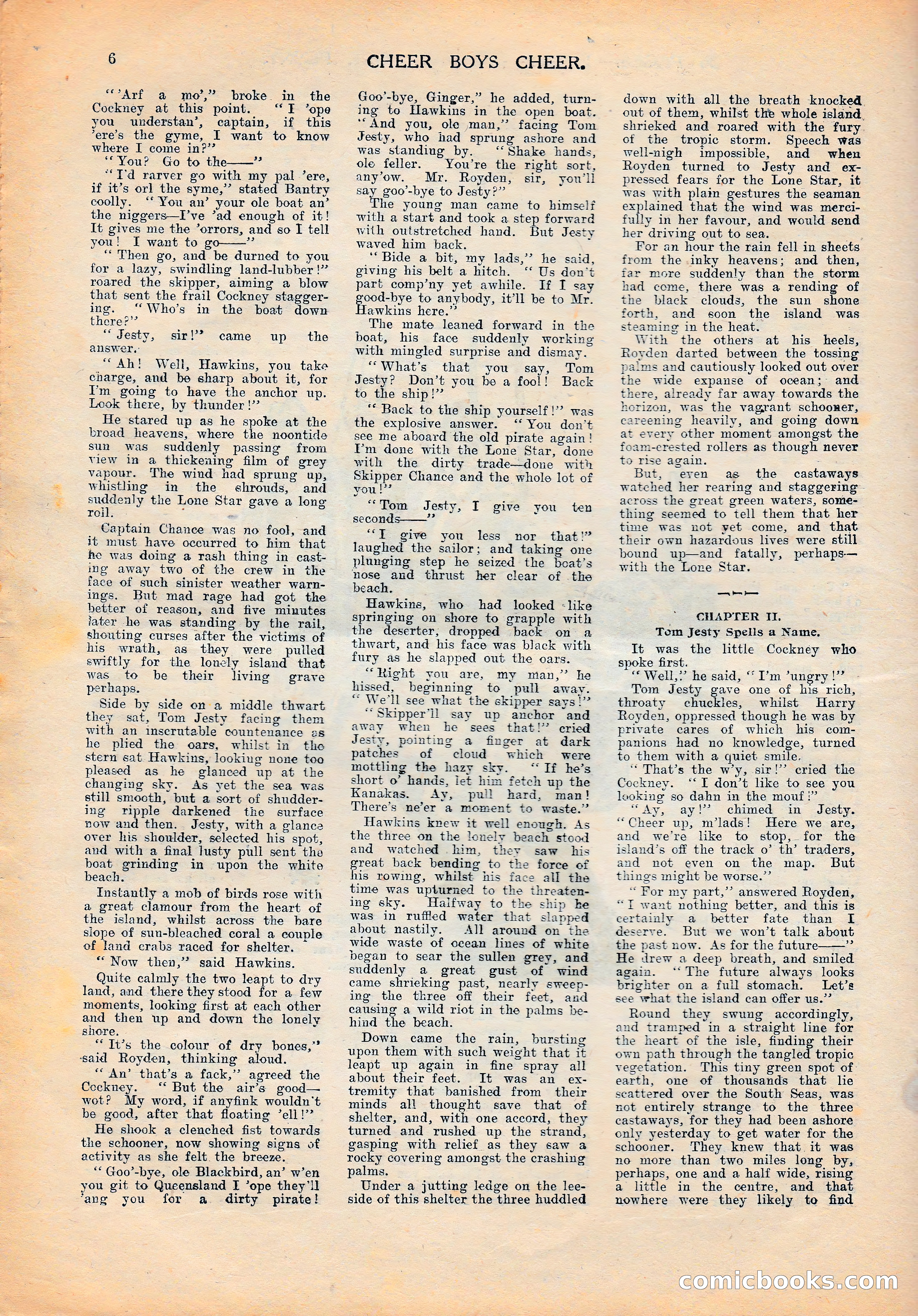 Cheer Boys Cheer: The Boys' Journal, No. 62 — page 6 of 36