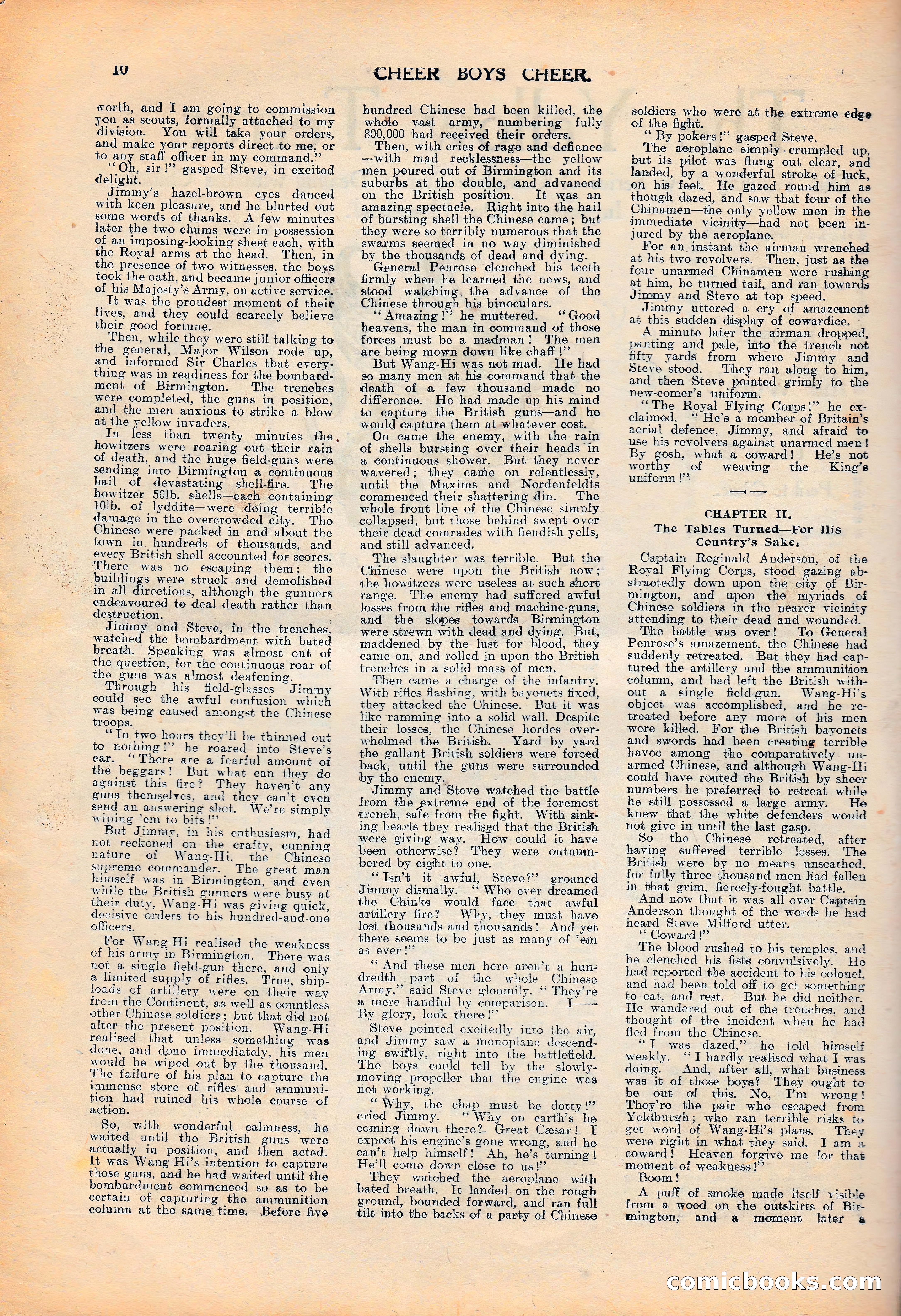 Cheer Boys Cheer: The Boys' Journal, No. 62 — page 10 of 36