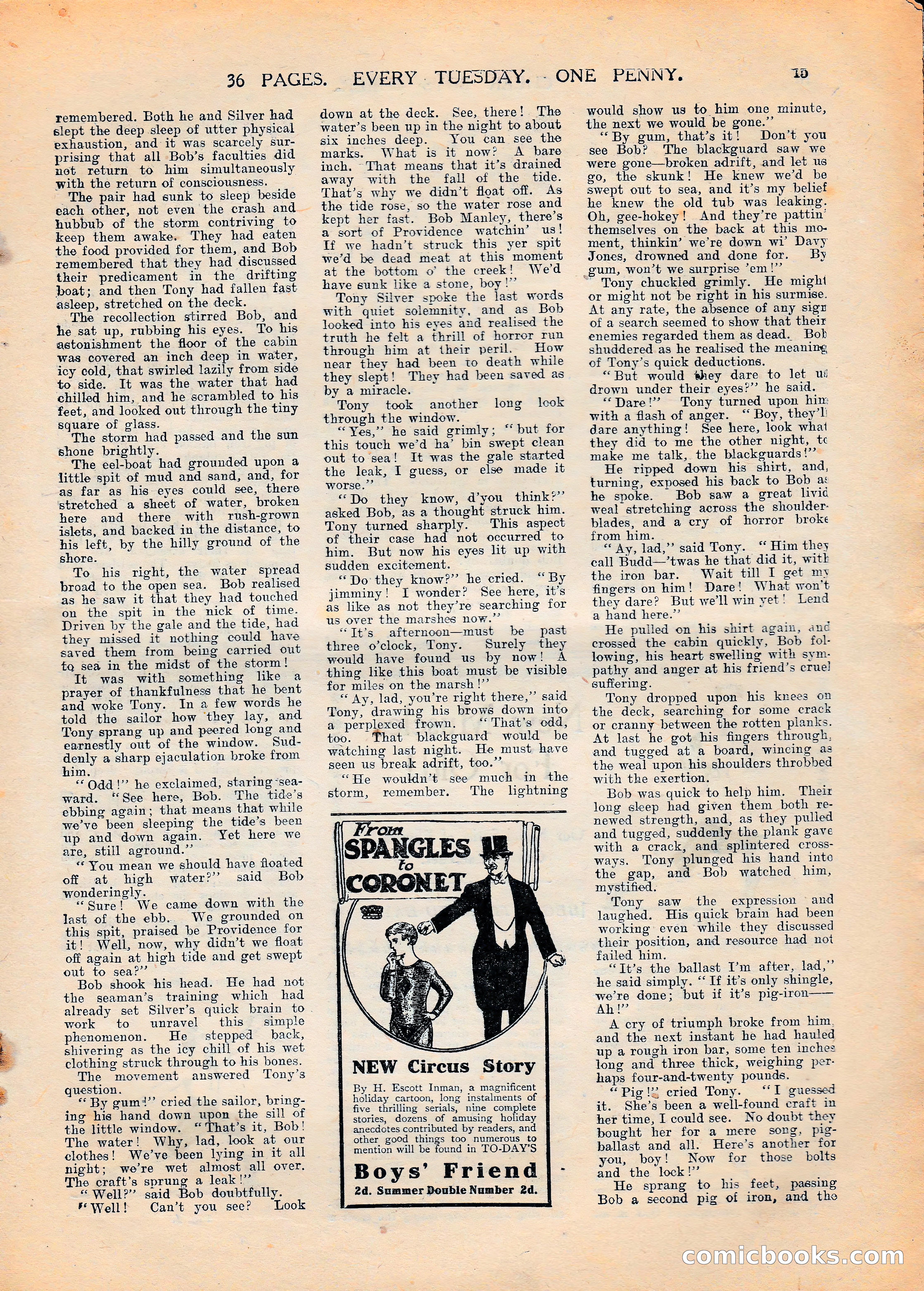 Cheer Boys Cheer: The Boys' Journal, No. 62 — page 15 of 36