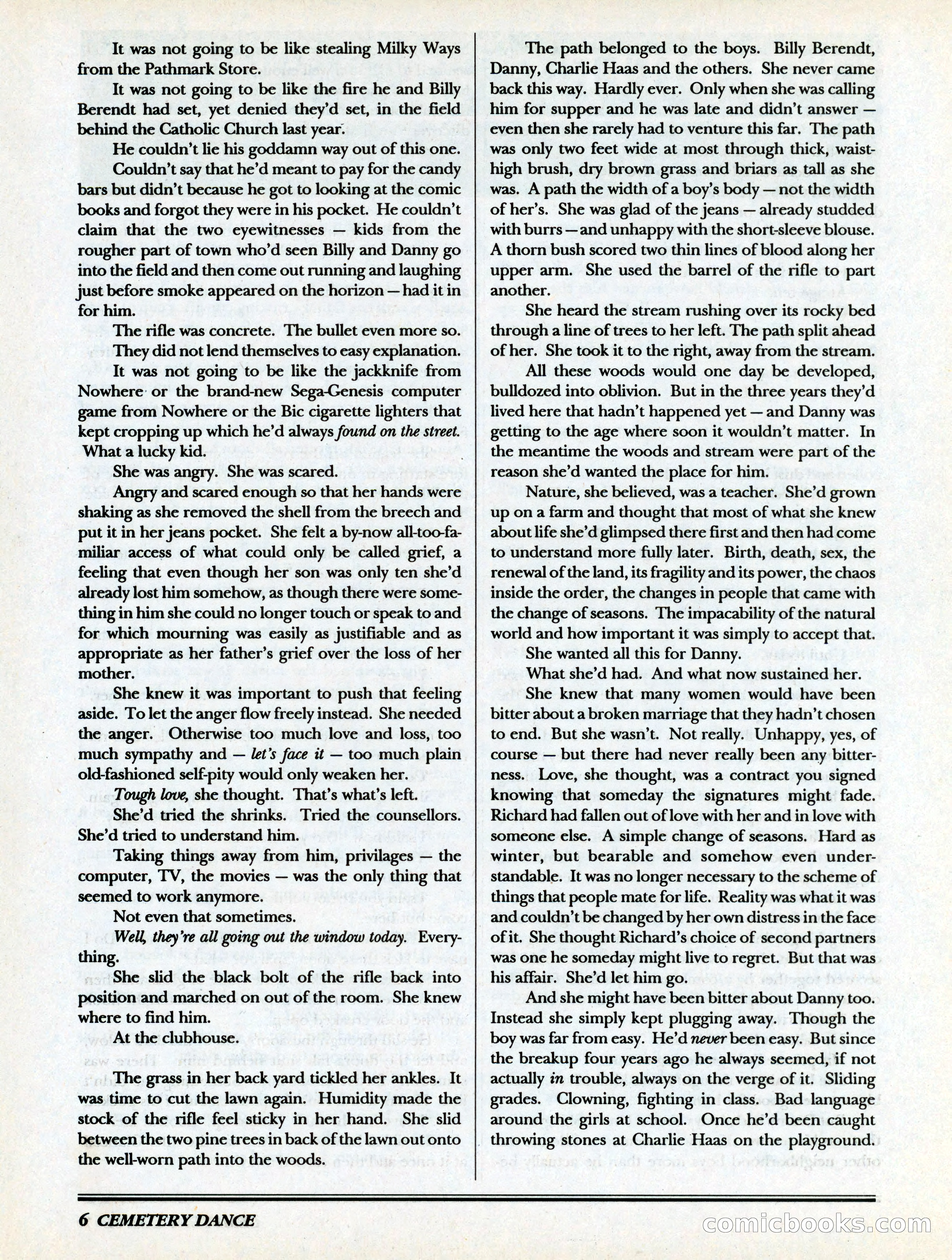 Cemetery Dance, Volume 6, Issue 4 — page 8 of 148