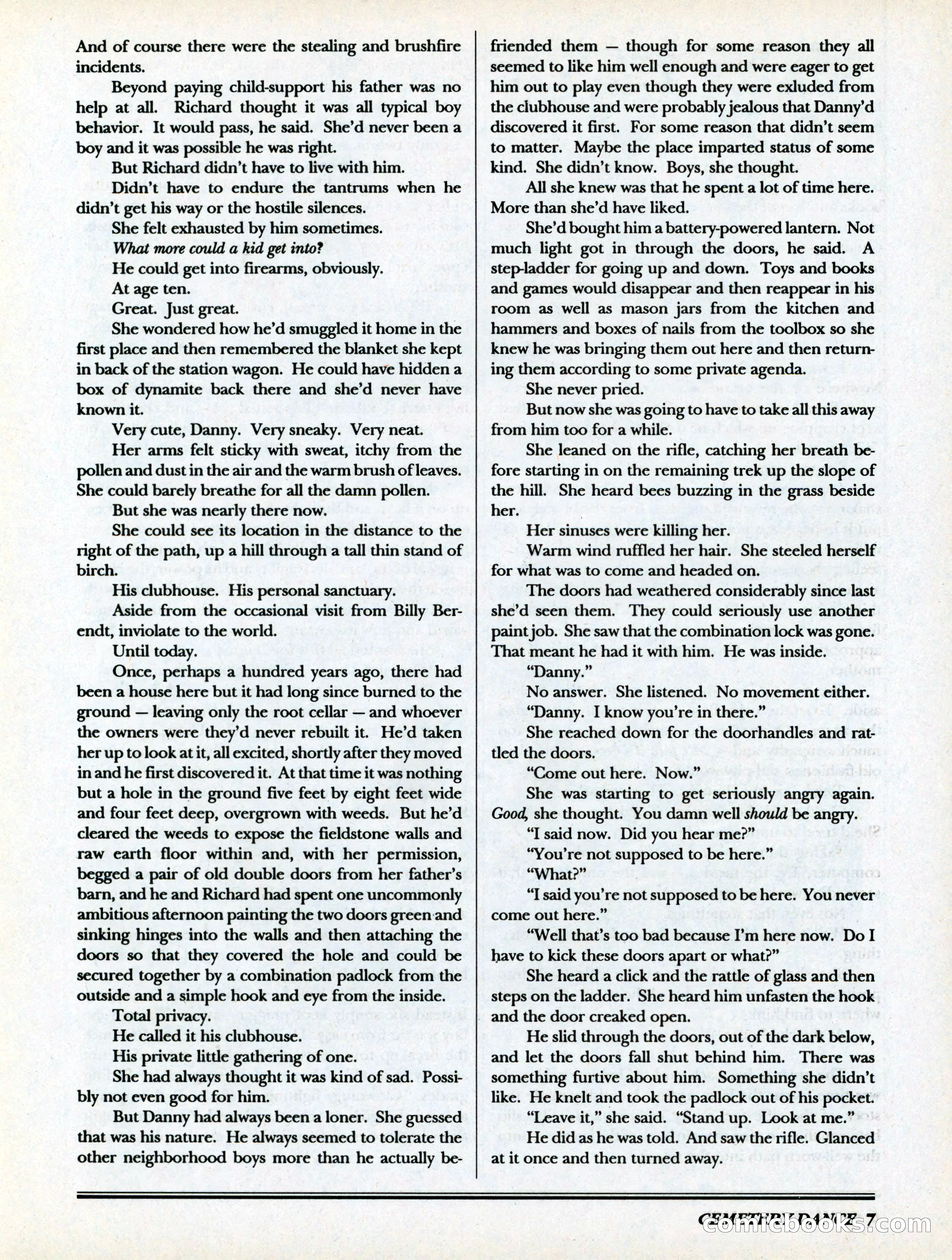 Cemetery Dance, Volume 6, Issue 4 — page 9 of 148