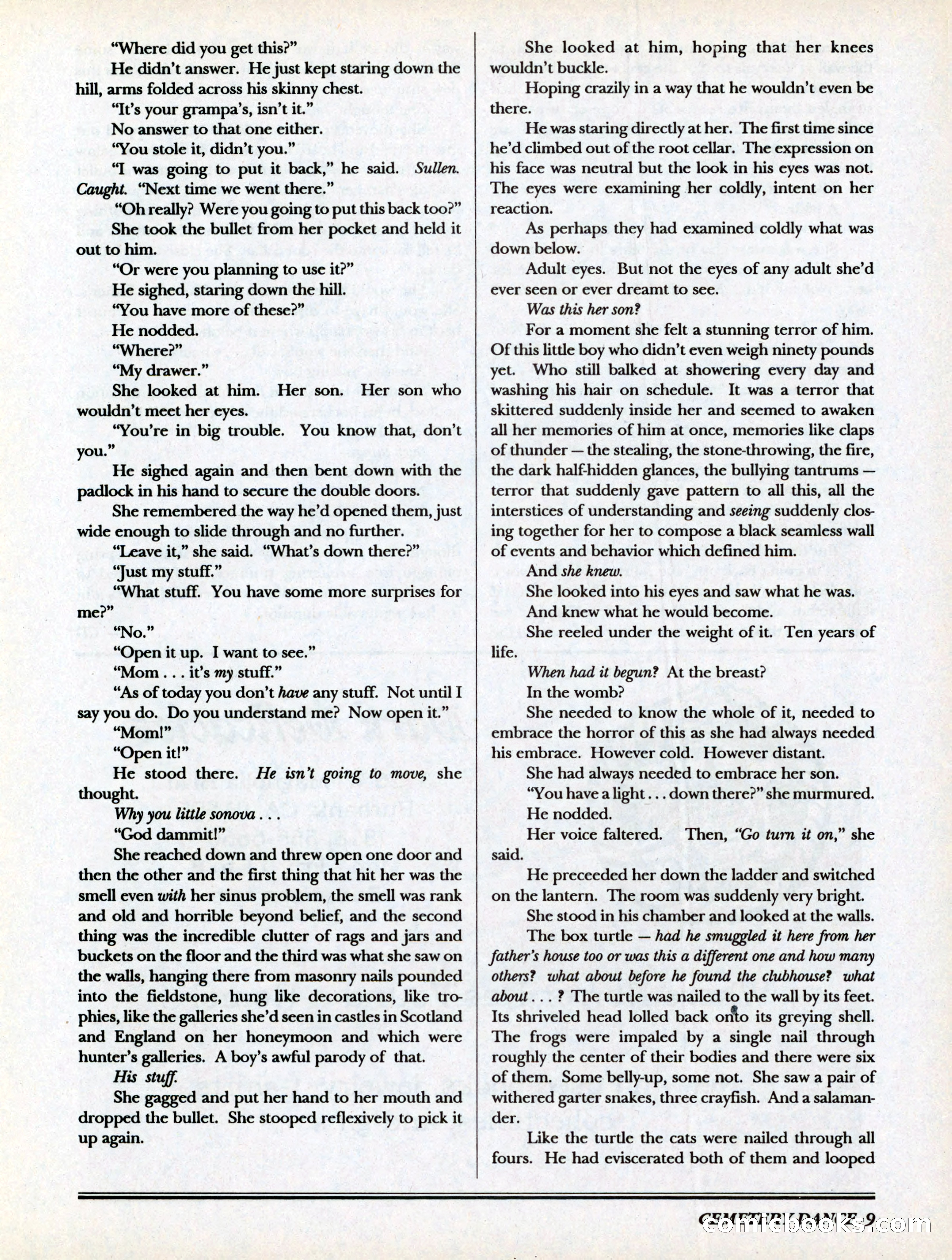 Cemetery Dance, Volume 6, Issue 4 — page 11 of 148
