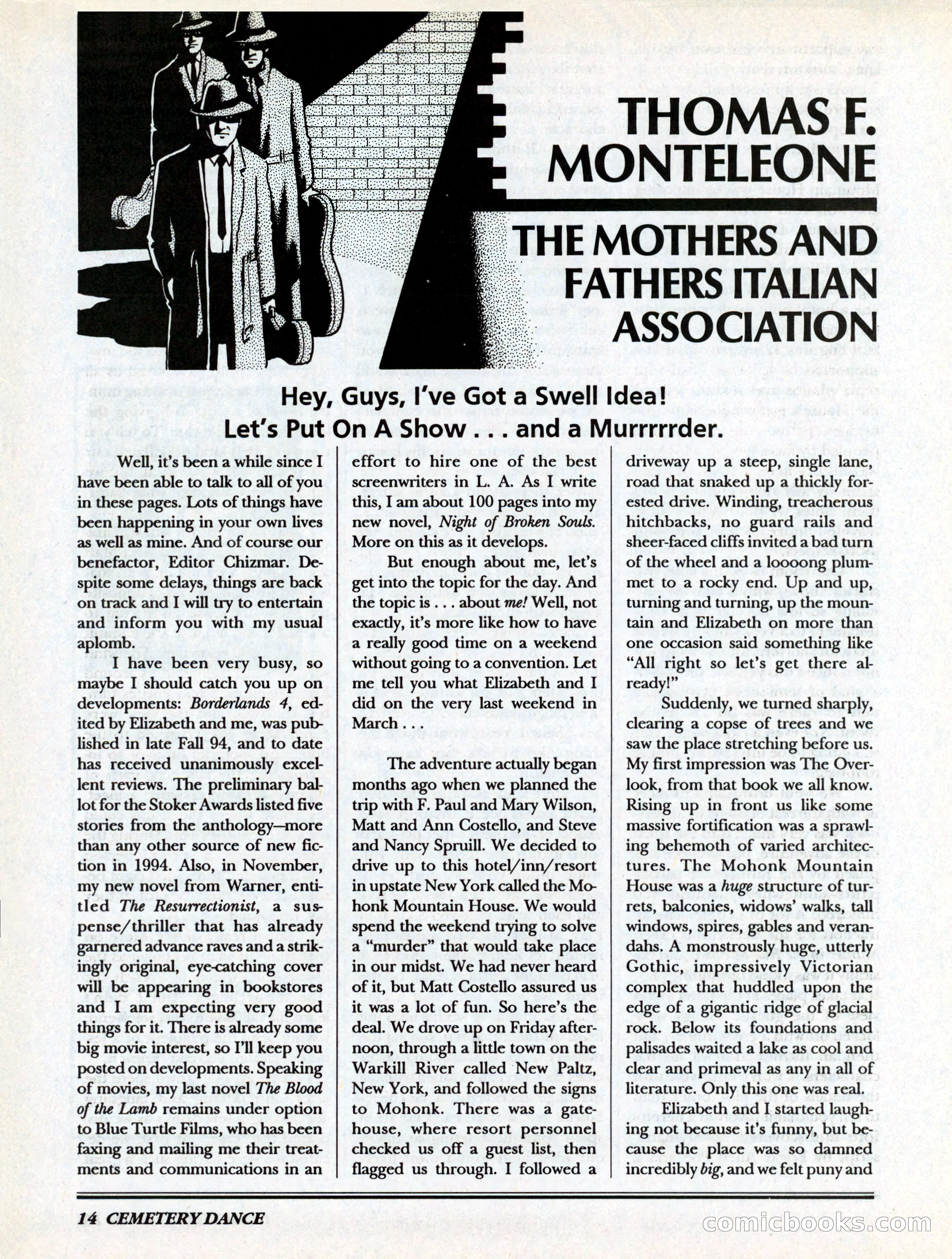 Cemetery Dance, Volume 6, Issue 4 — page 16 of 148