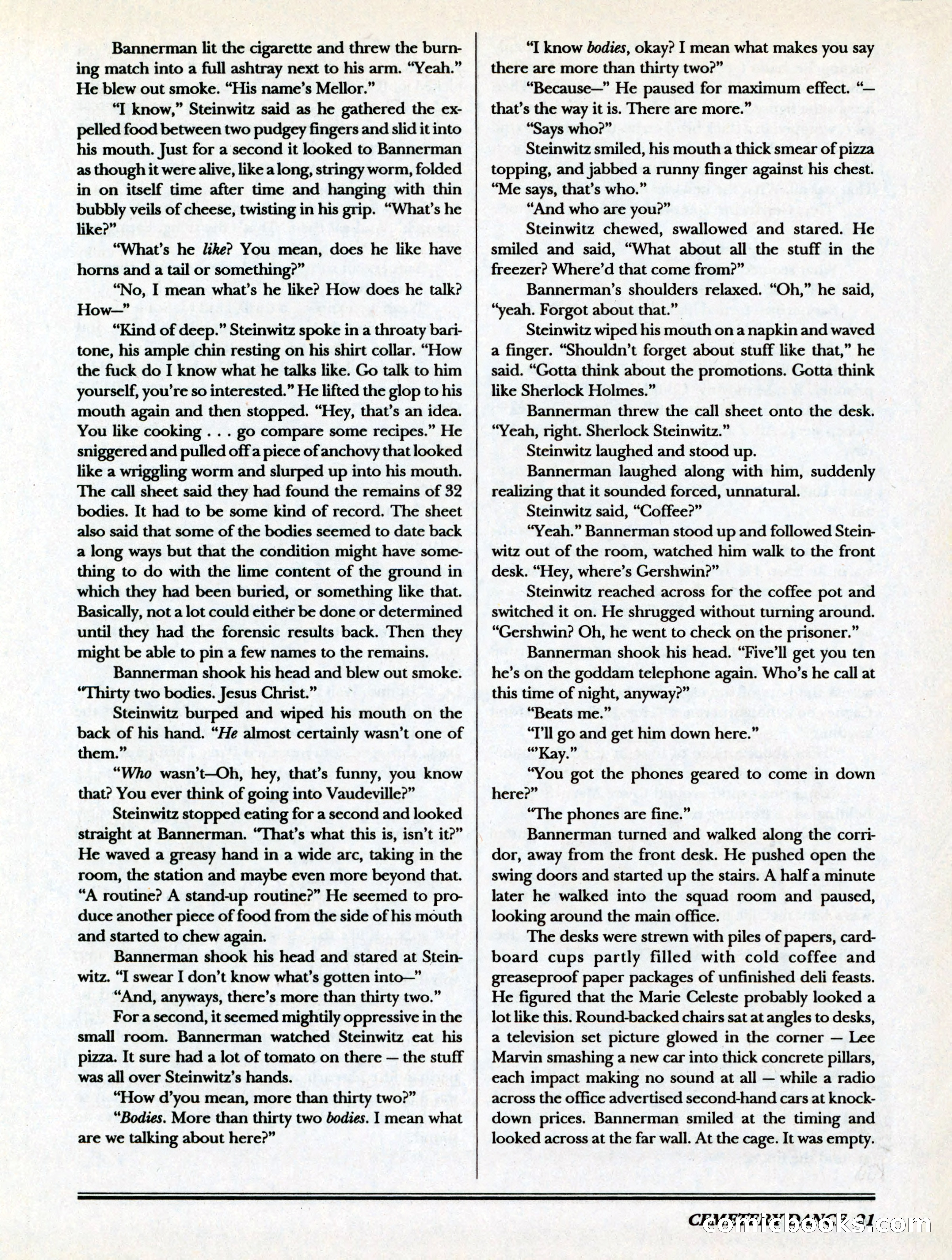 Cemetery Dance, Volume 6, Issue 4 — page 23 of 148