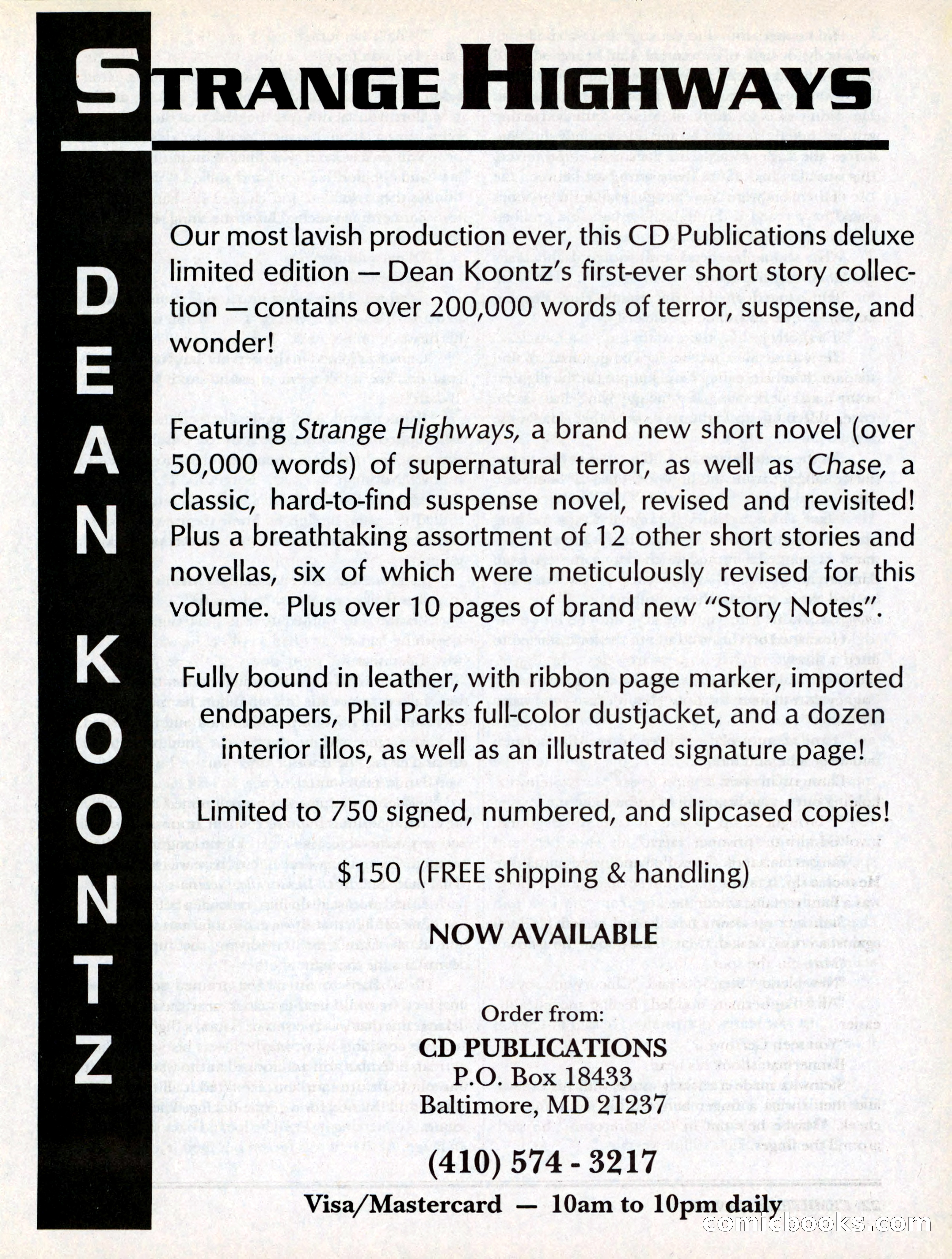 Cemetery Dance, Volume 6, Issue 4 — page 25 of 148
