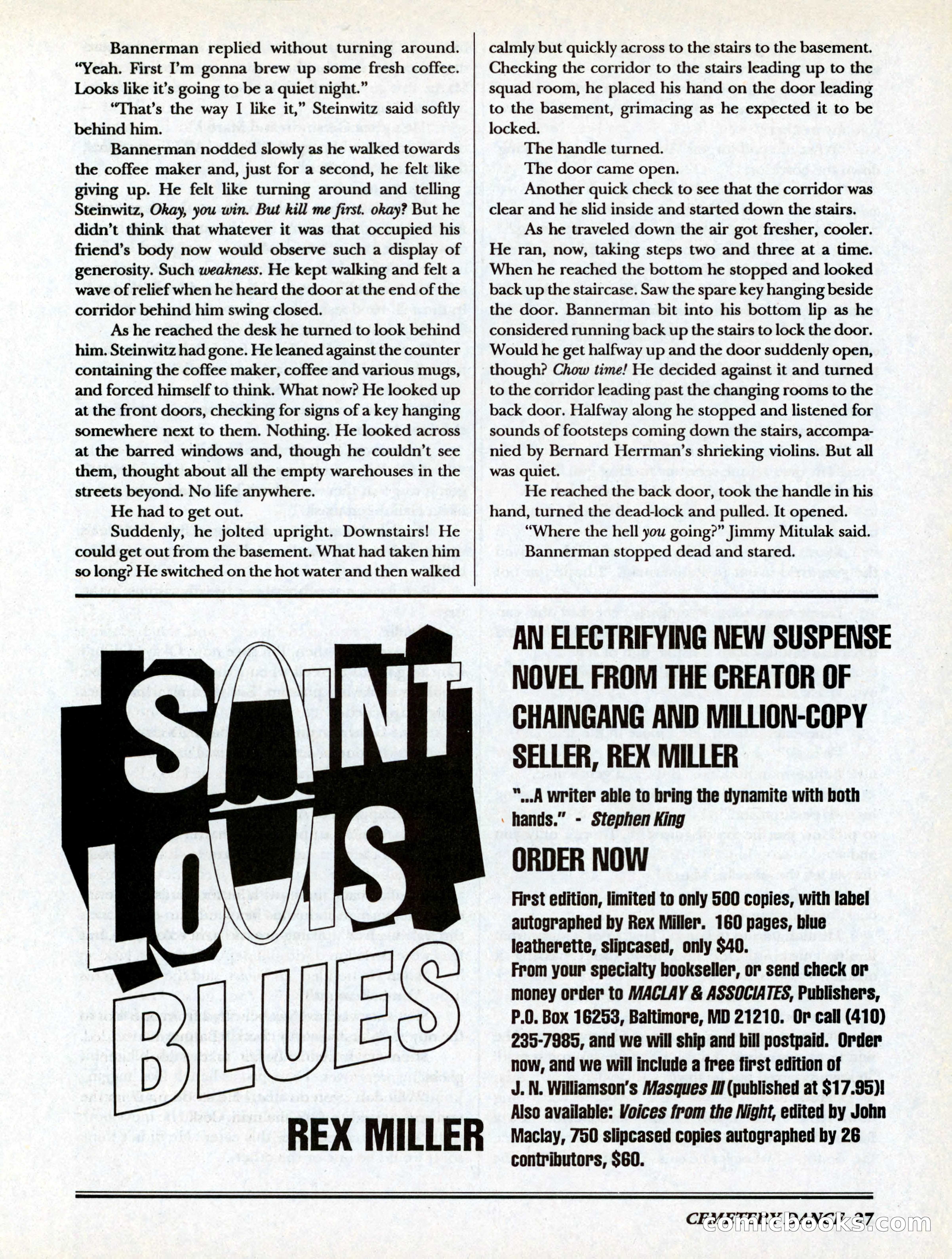 Cemetery Dance, Volume 6, Issue 4 — page 29 of 148