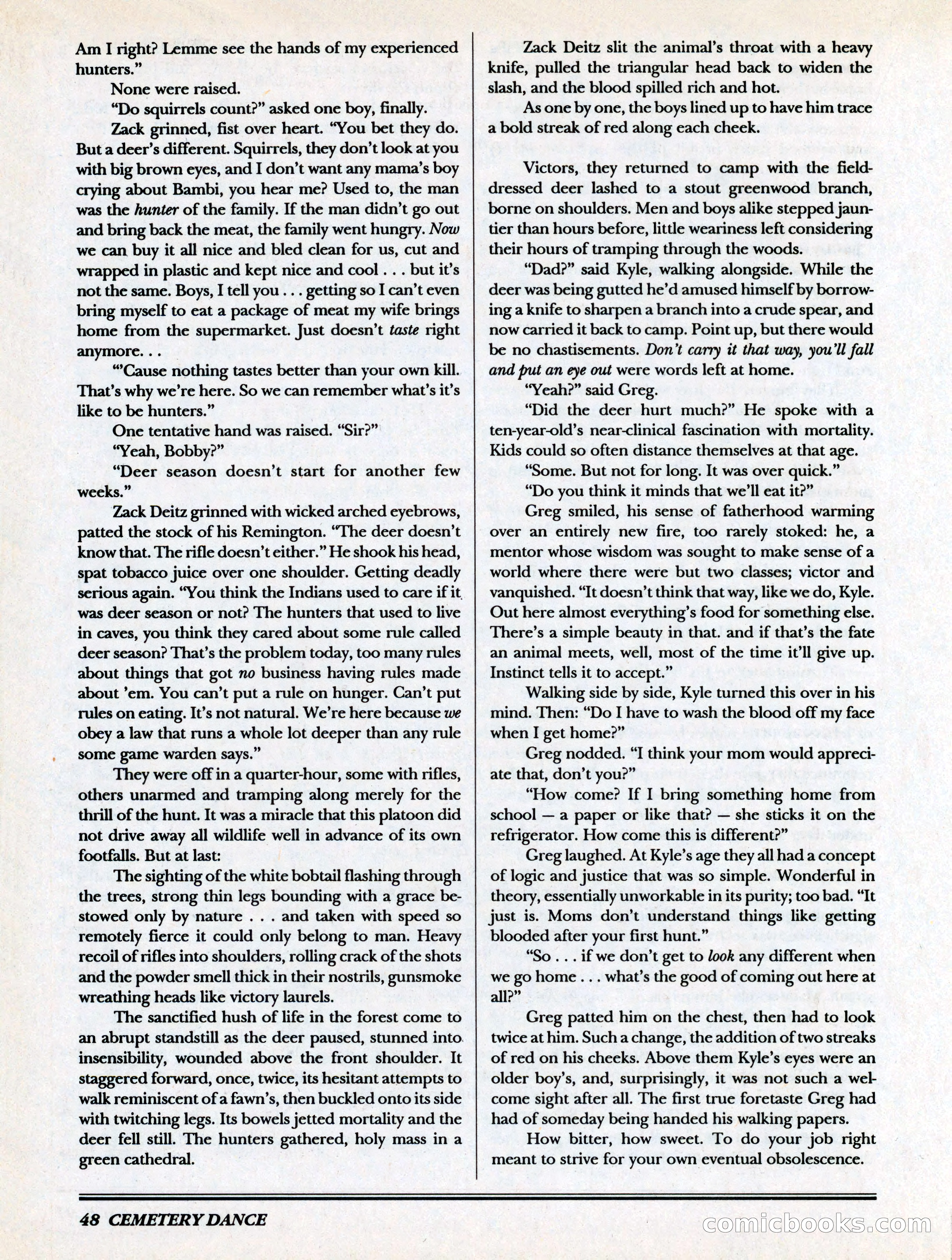 Cemetery Dance, Volume 6, Issue 4 — page 50 of 148