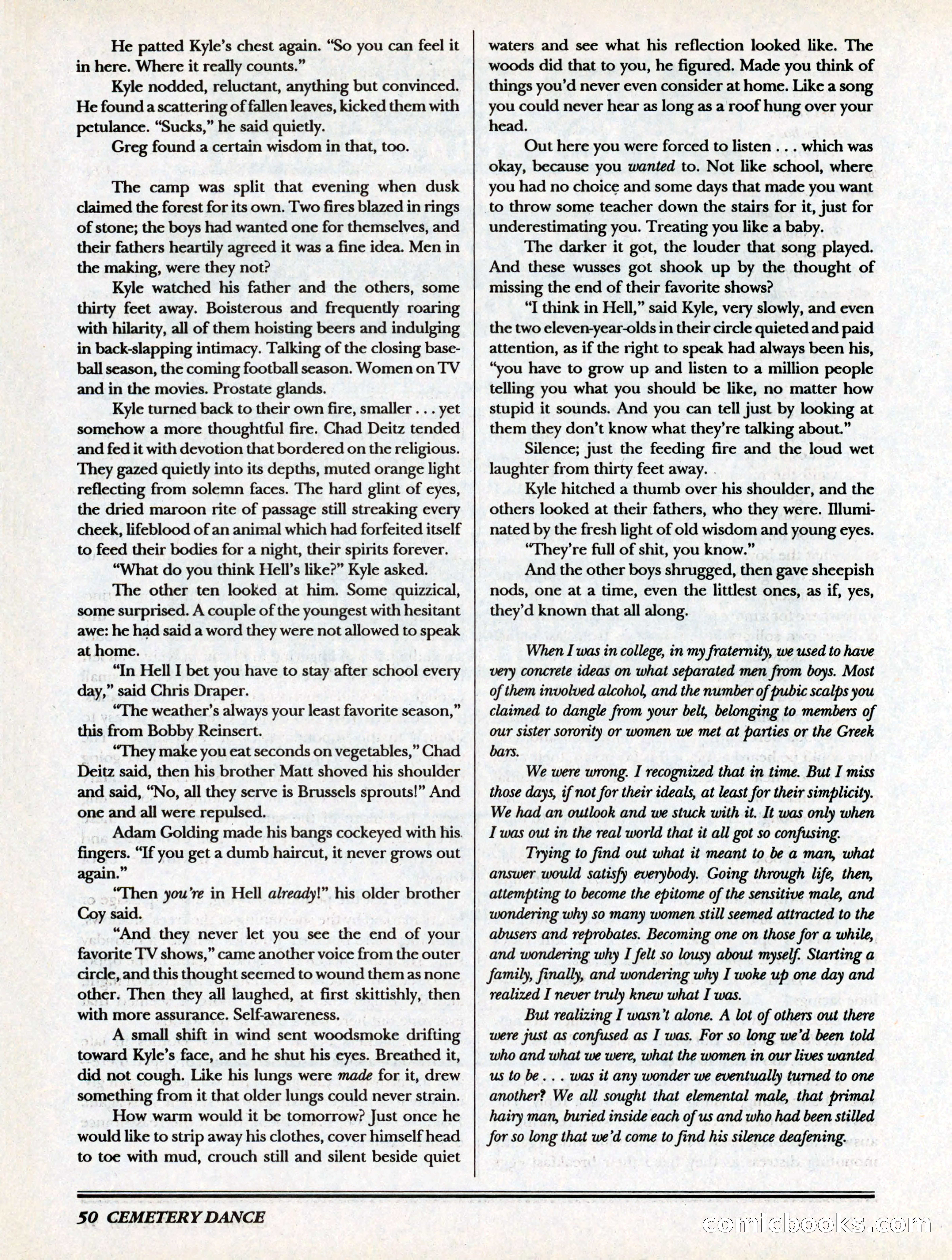 Cemetery Dance, Volume 6, Issue 4 — page 52 of 148