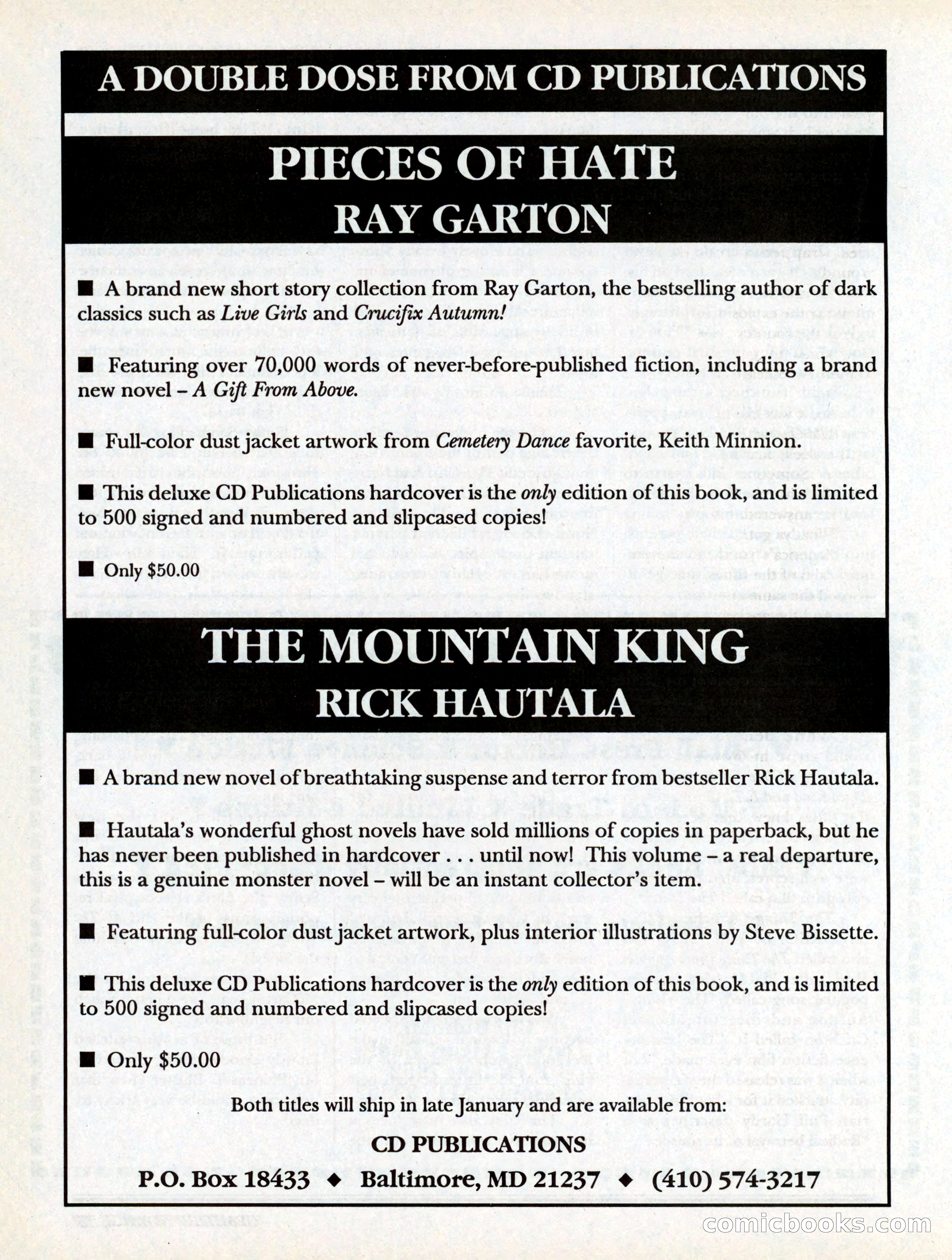 Cemetery Dance, Volume 6, Issue 4 — page 58 of 148