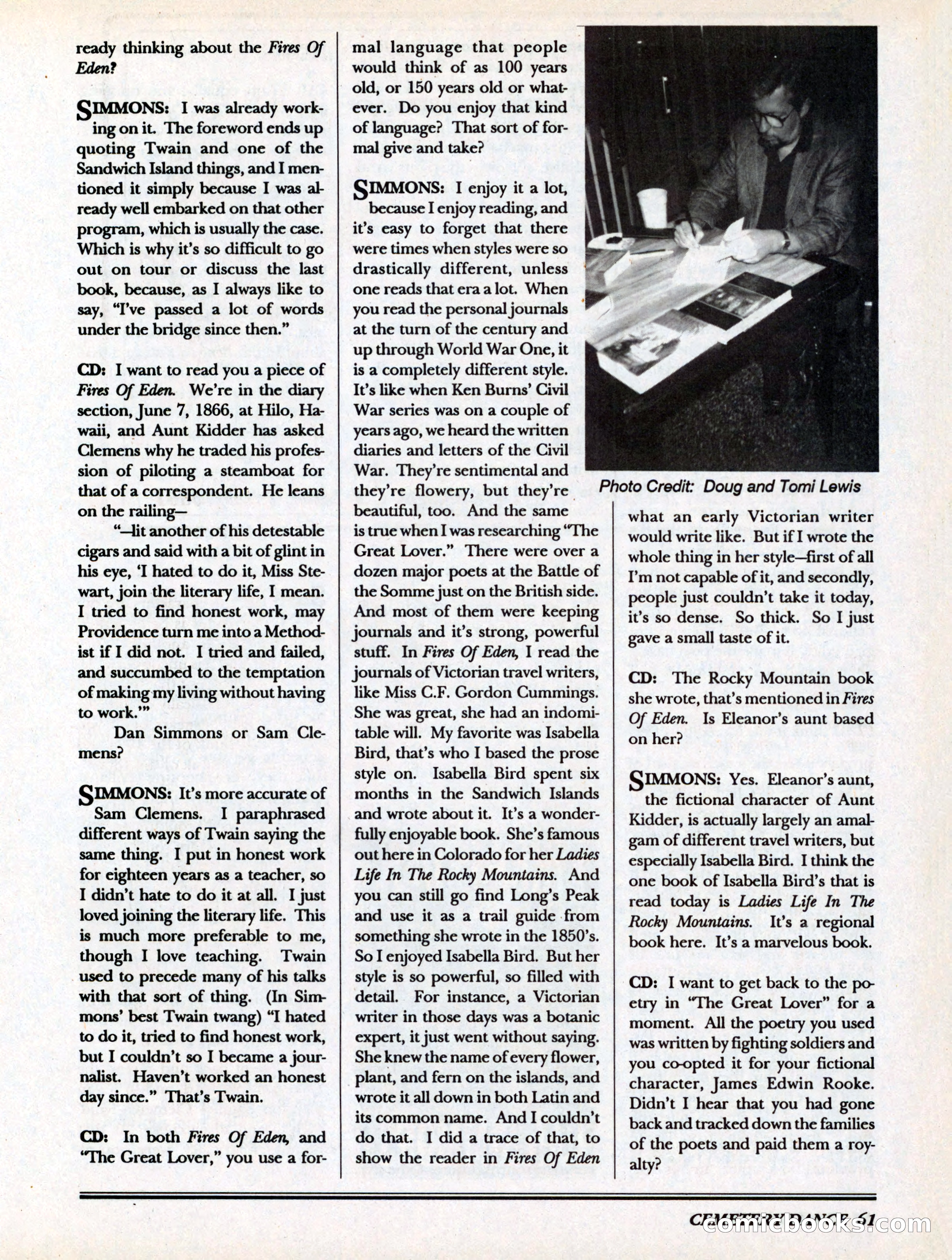 Cemetery Dance, Volume 6, Issue 4 — page 63 of 148