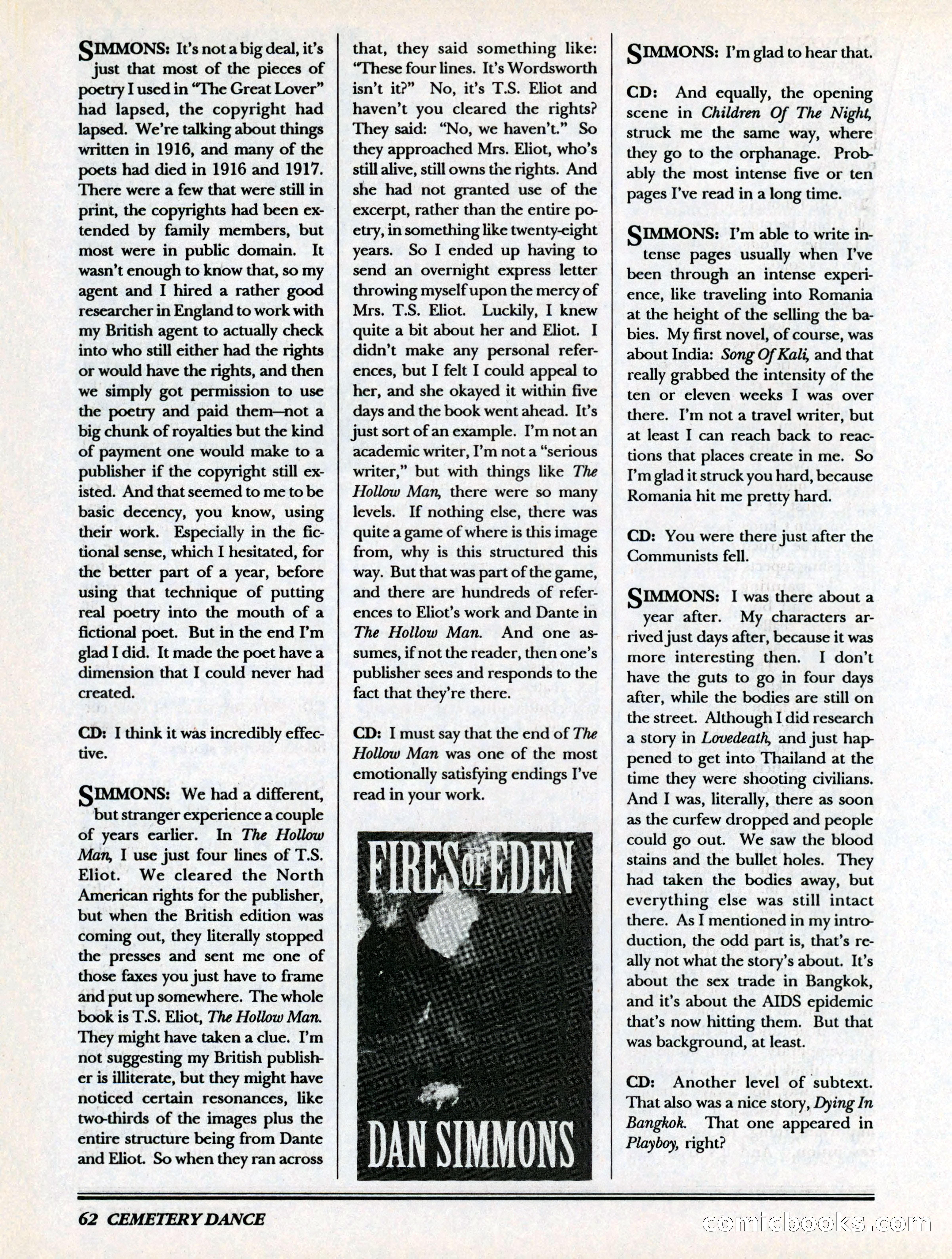 Cemetery Dance, Volume 6, Issue 4 — page 64 of 148