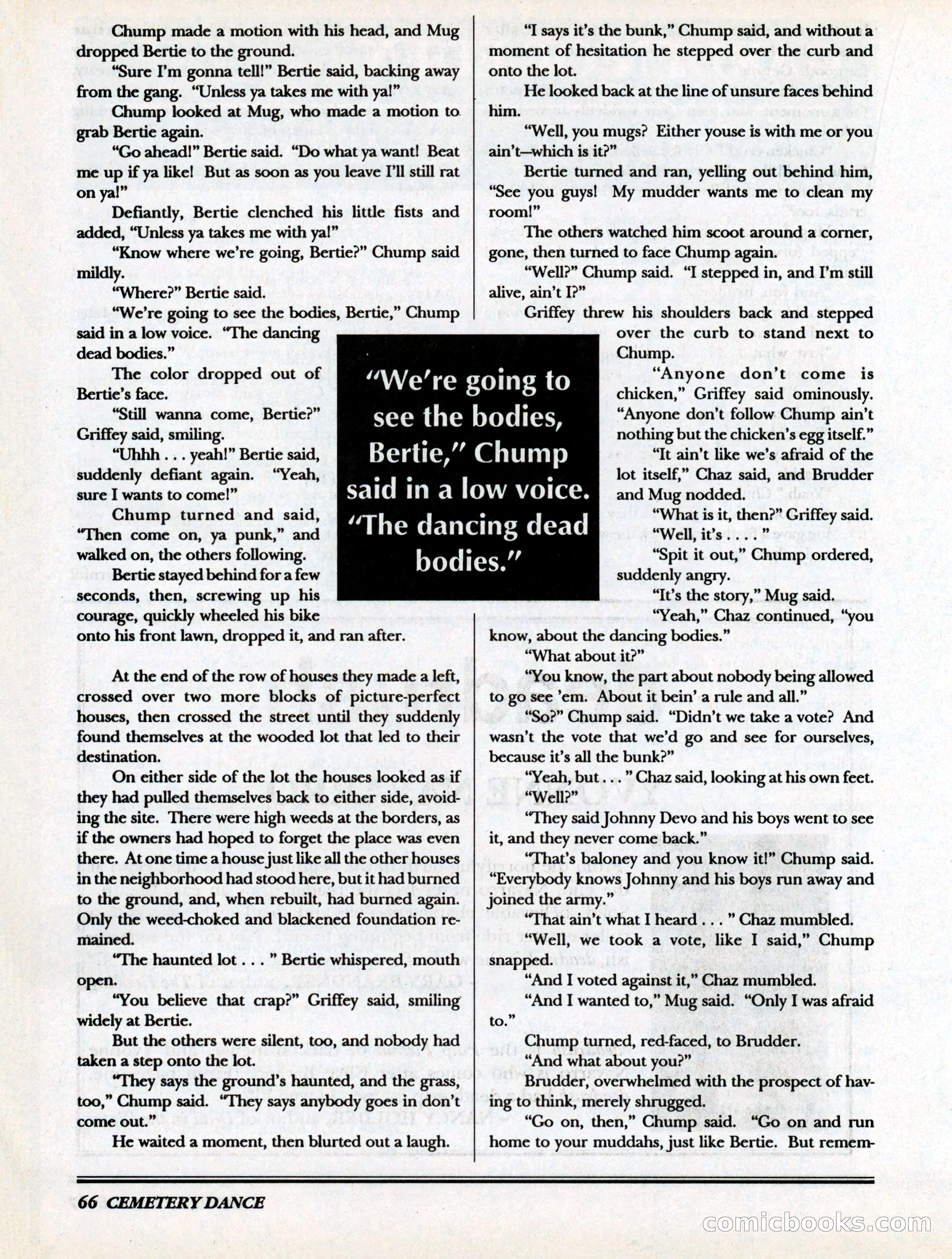 Cemetery Dance, Volume 6, Issue 4 — page 68 of 148