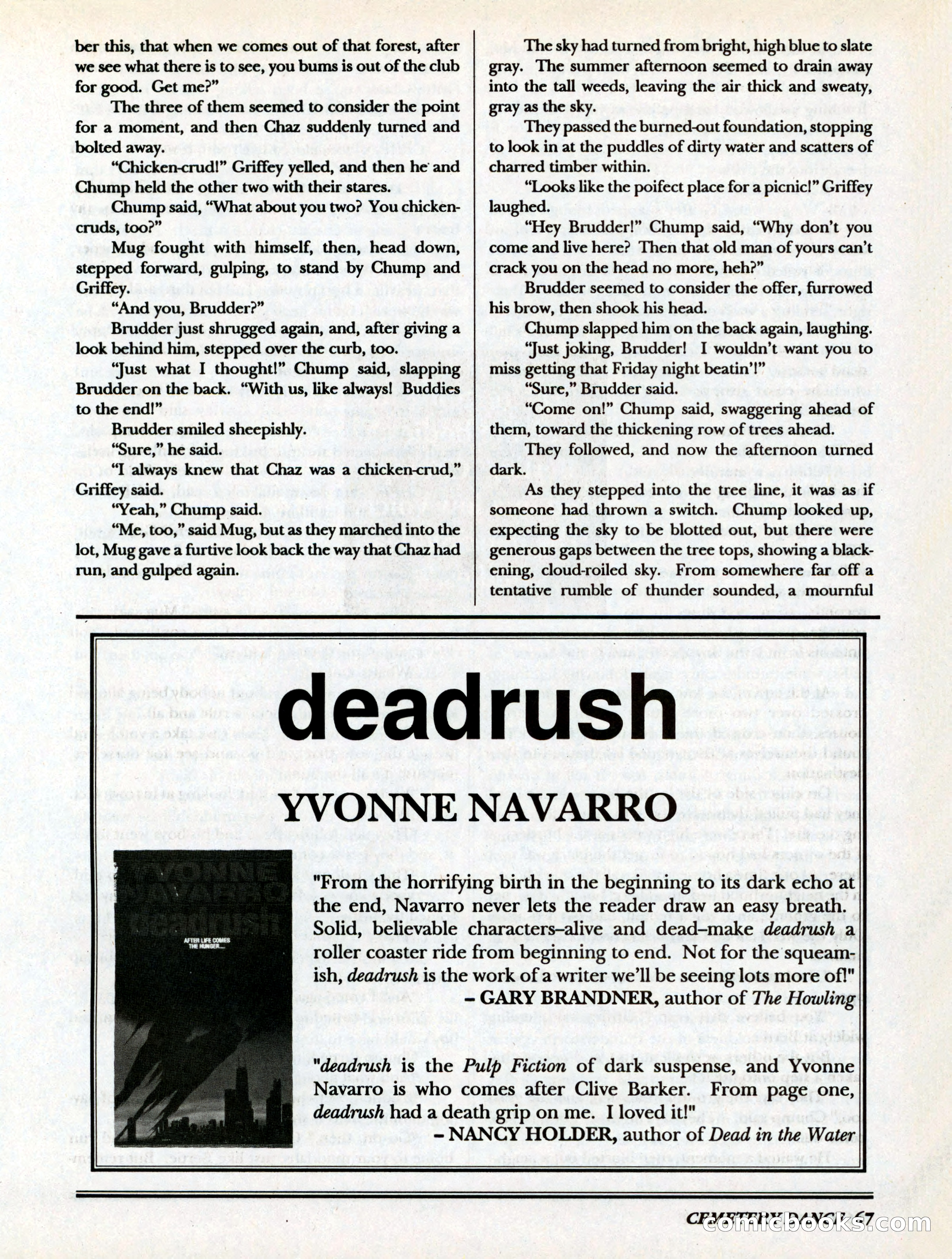 Cemetery Dance, Volume 6, Issue 4 — page 69 of 148