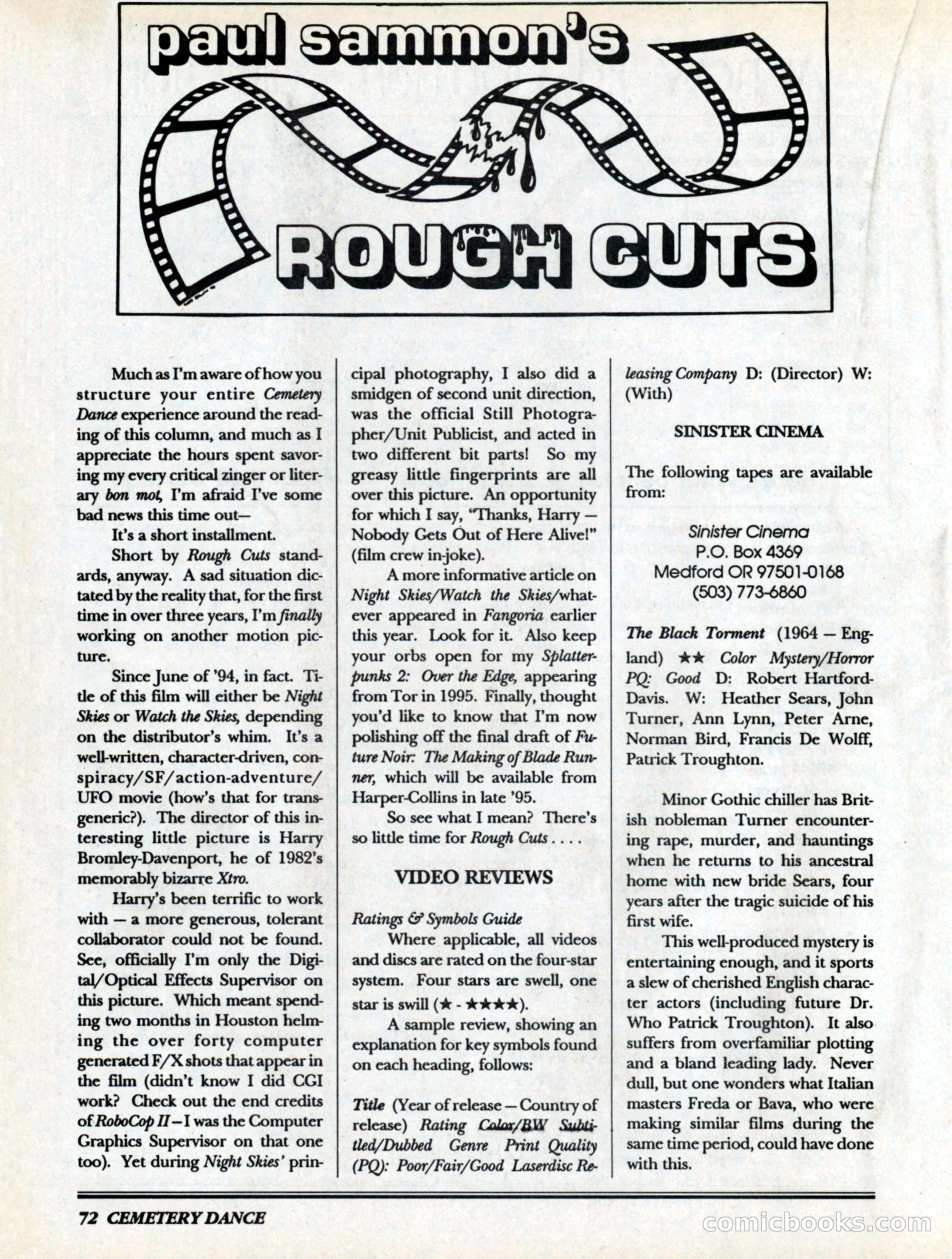 Cemetery Dance, Volume 6, Issue 4 — page 74 of 148