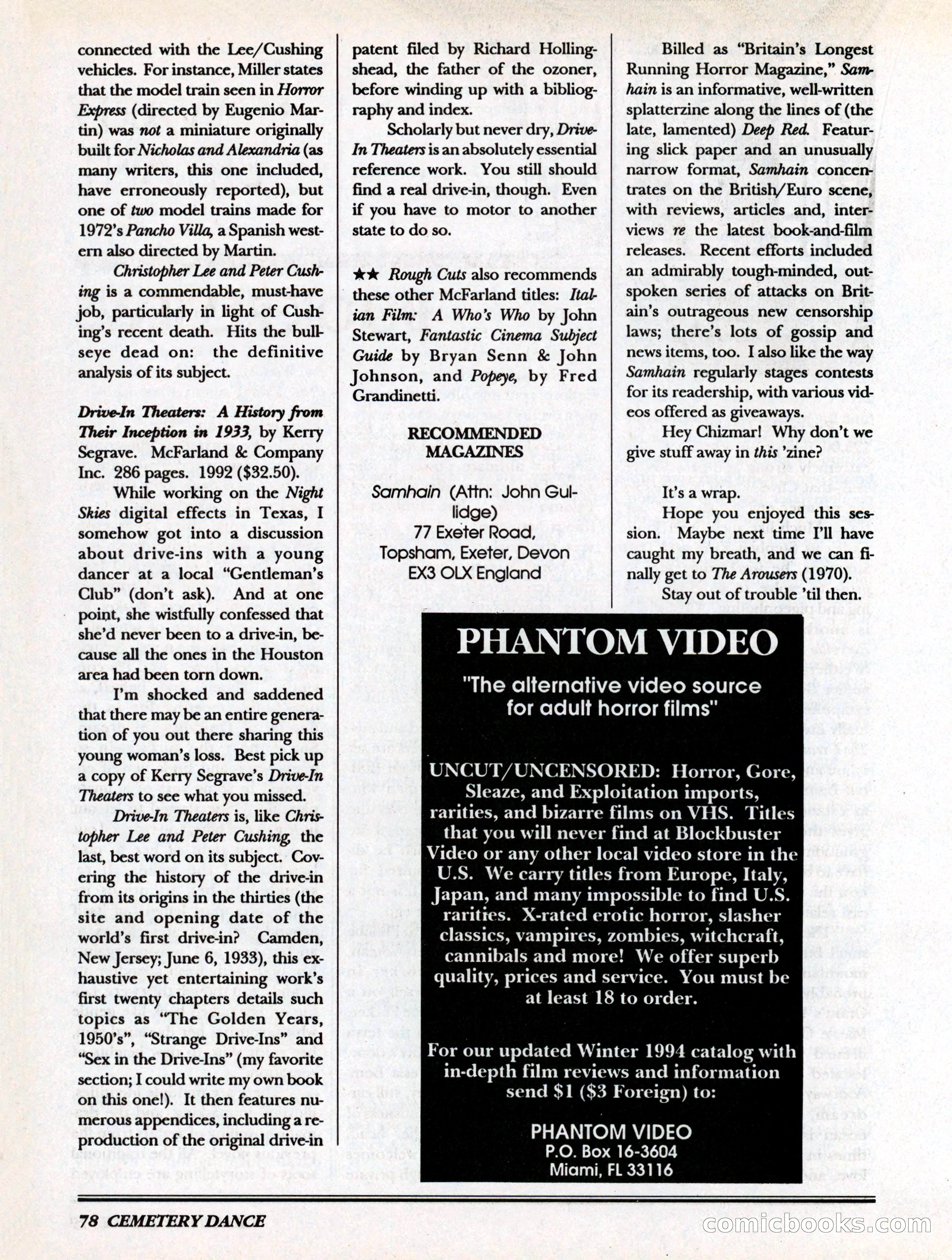 Cemetery Dance, Volume 6, Issue 4 — page 80 of 148