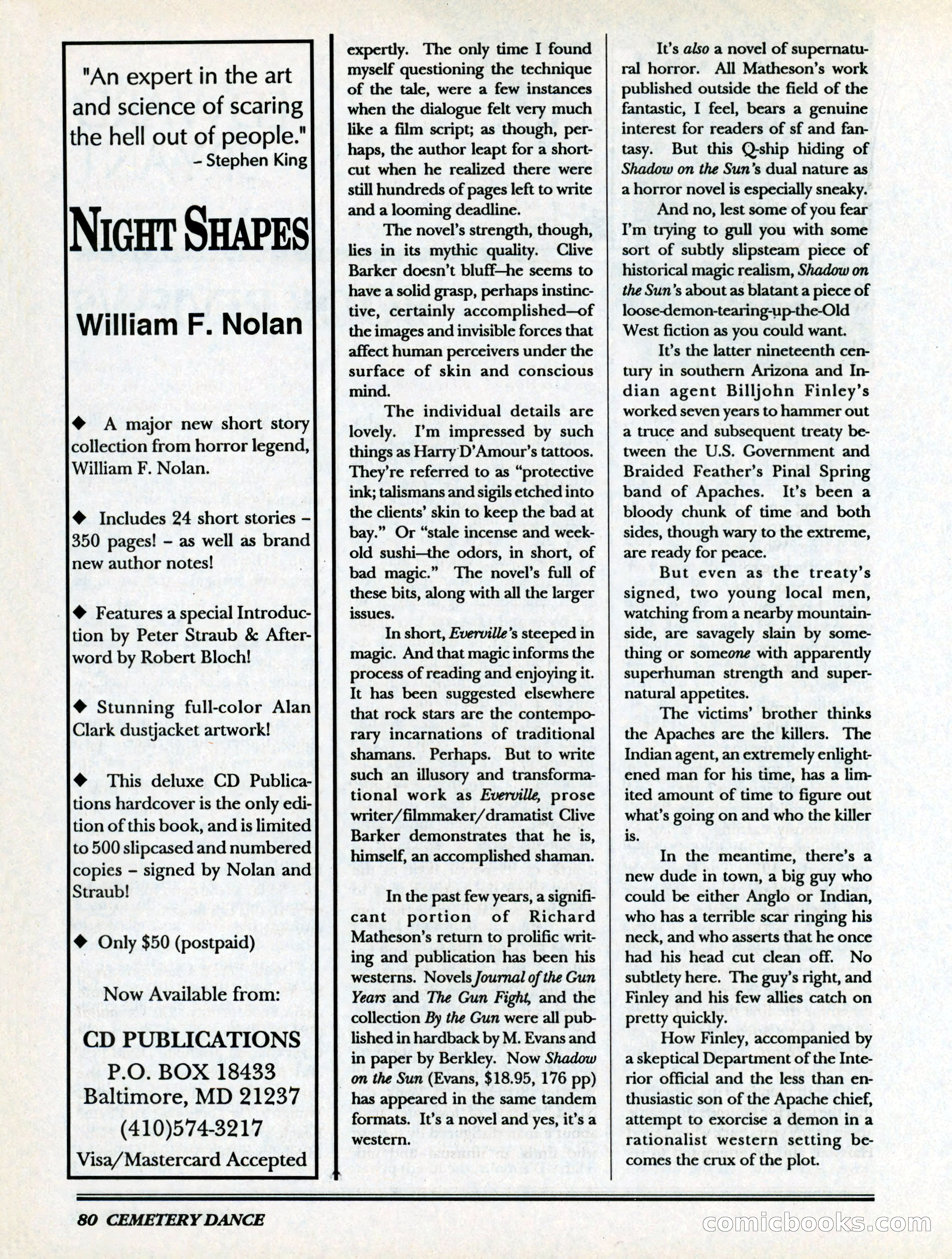 Cemetery Dance, Volume 6, Issue 4 — page 82 of 148