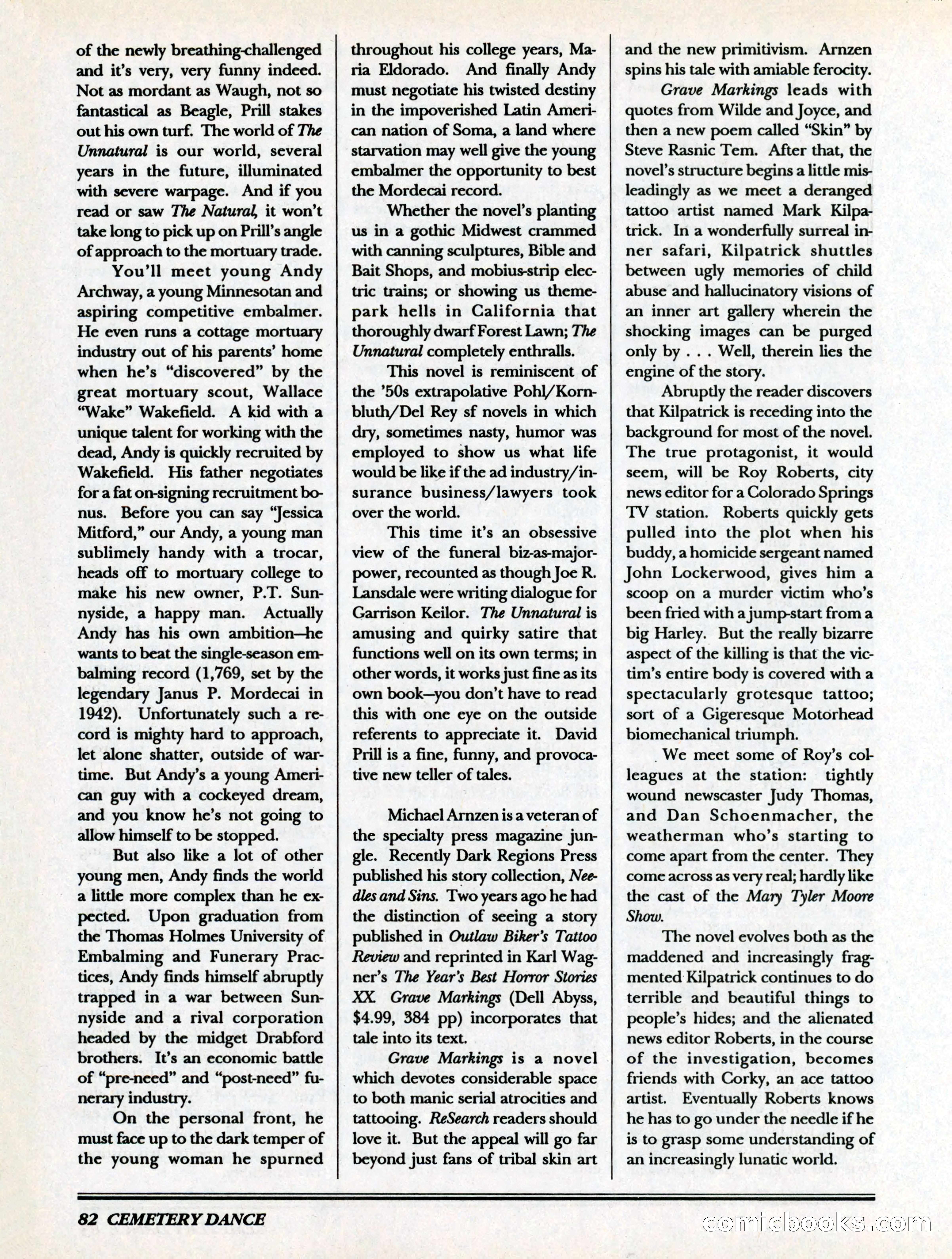 Cemetery Dance, Volume 6, Issue 4 — page 84 of 148