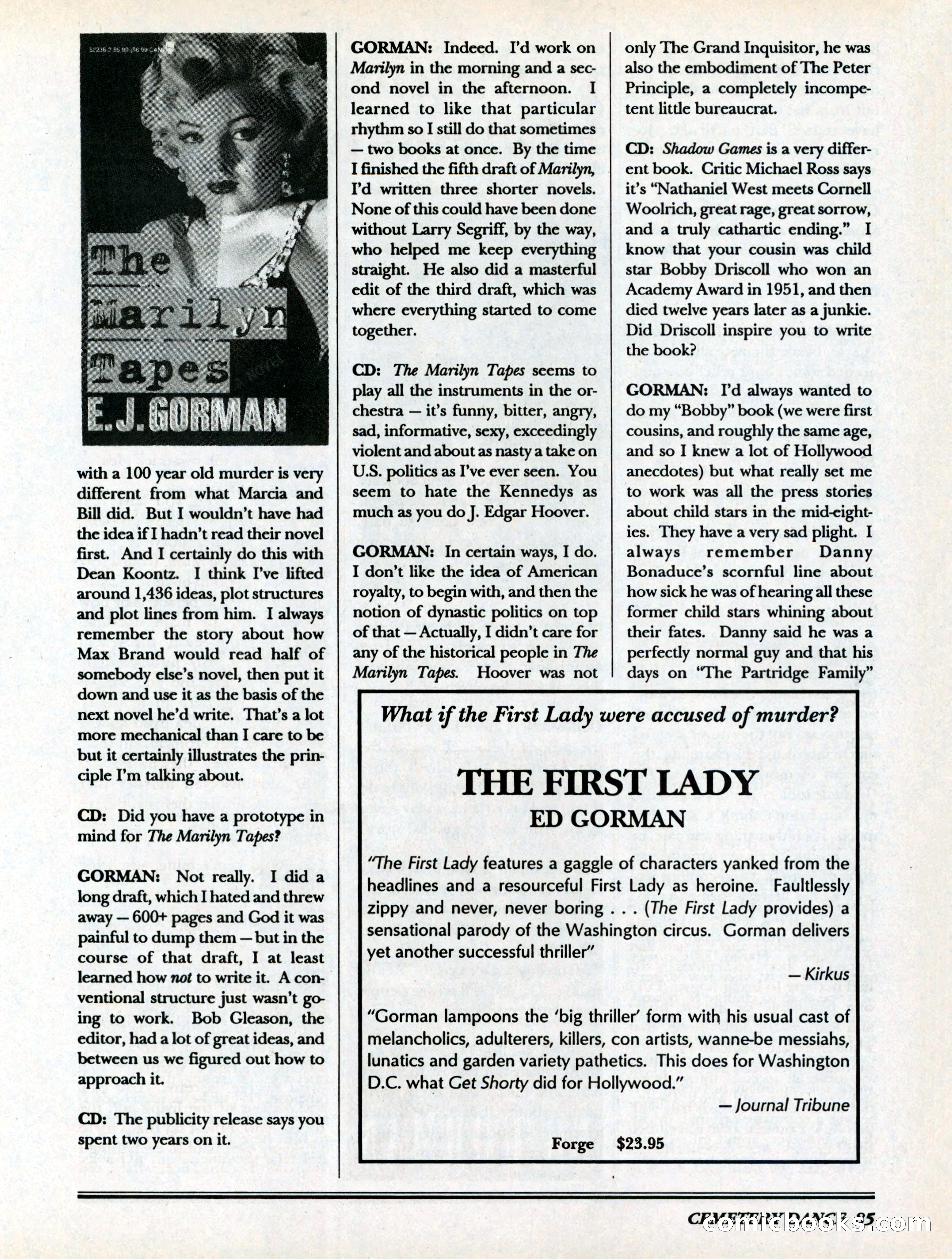 Cemetery Dance, Volume 6, Issue 4 — page 87 of 148