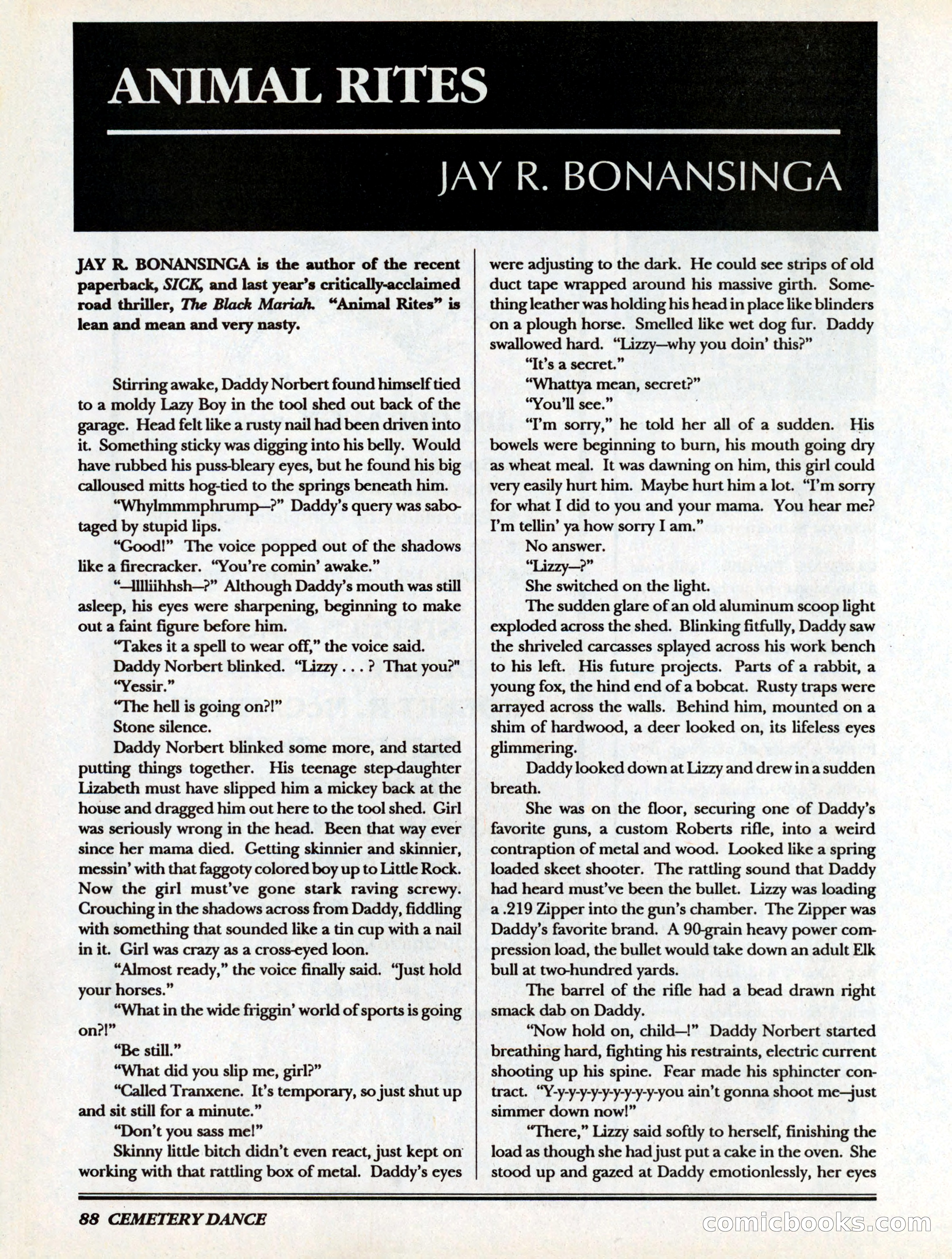 Cemetery Dance, Volume 6, Issue 4 — page 90 of 148