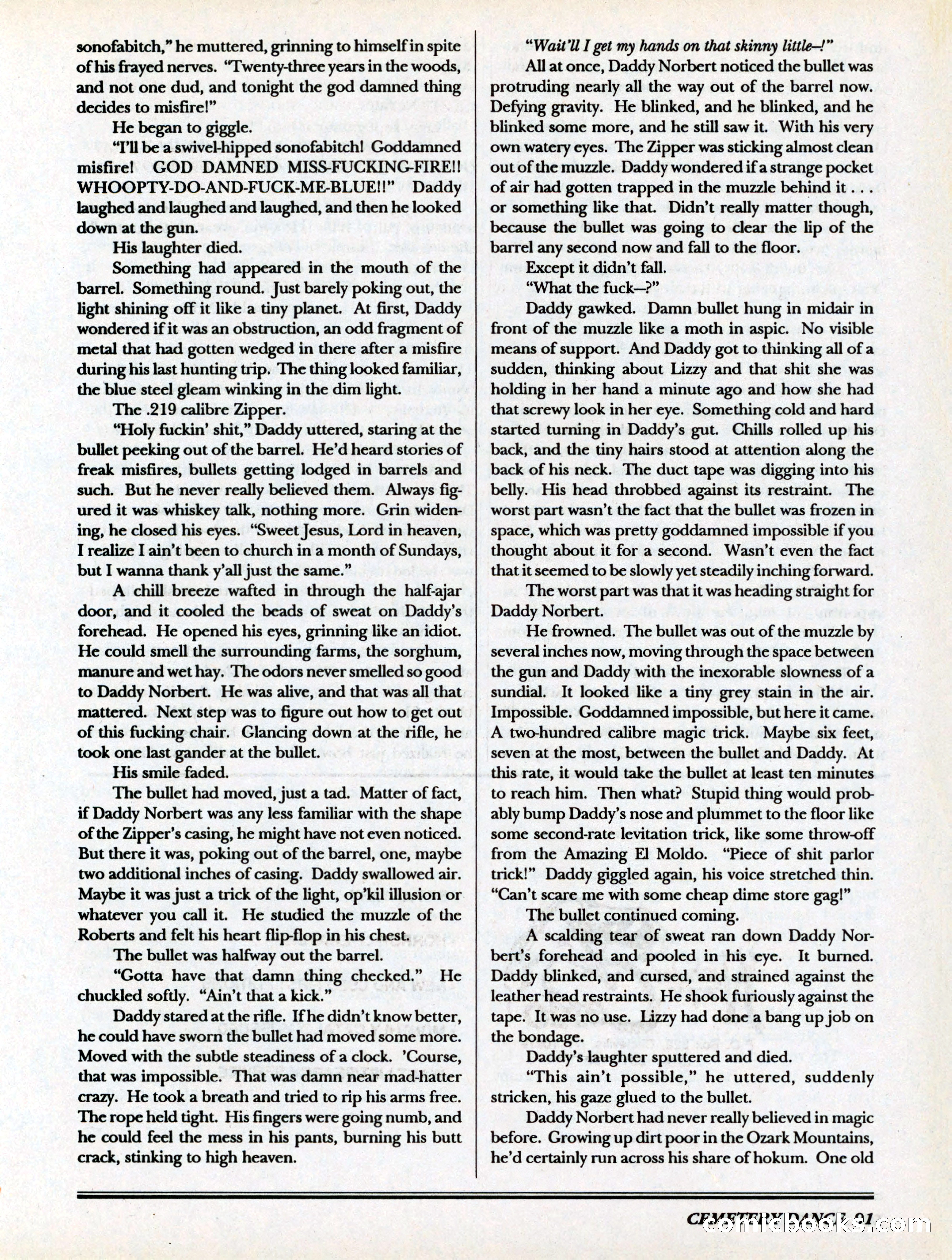 Cemetery Dance, Volume 6, Issue 4 — page 93 of 148