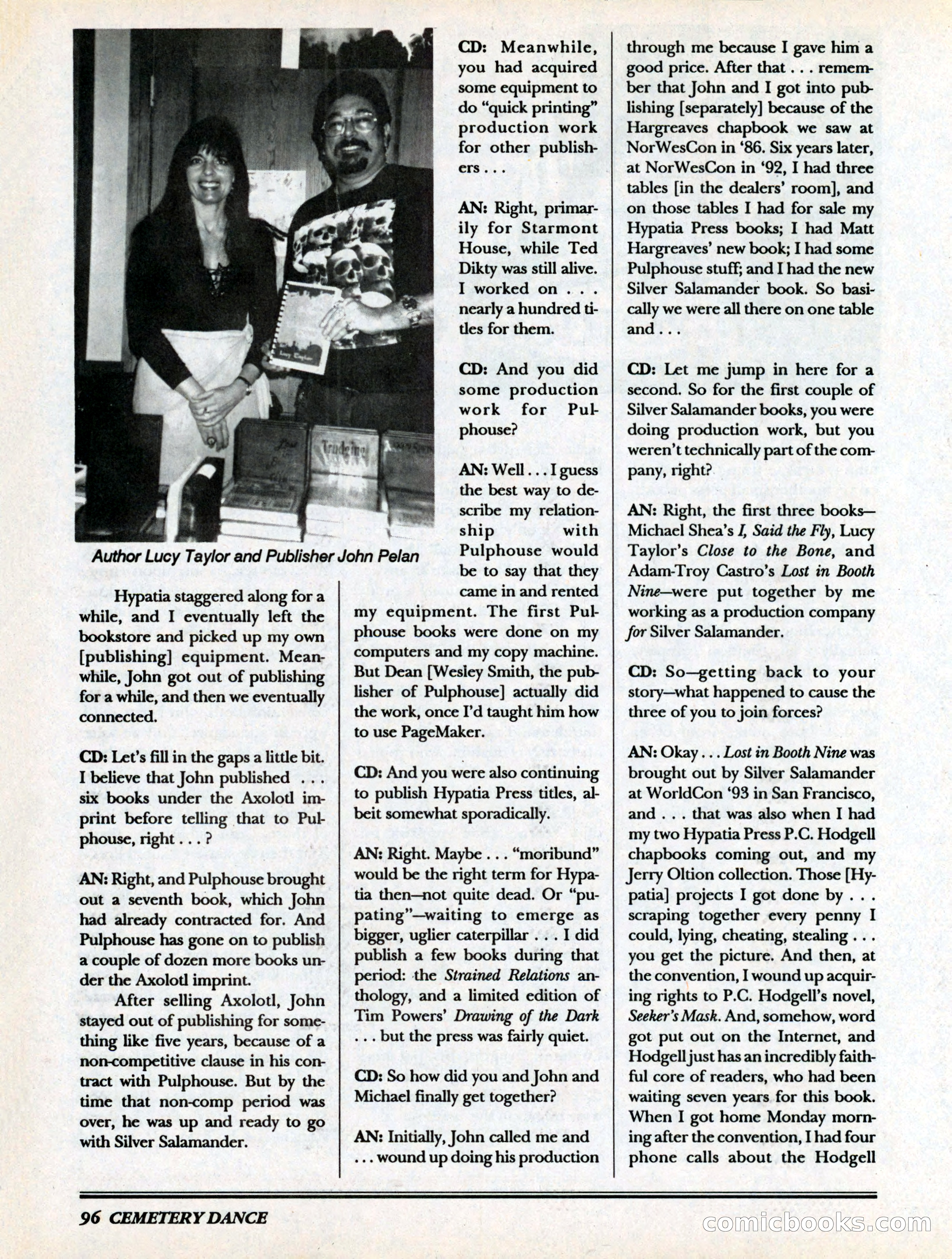 Cemetery Dance, Volume 6, Issue 4 — page 98 of 148