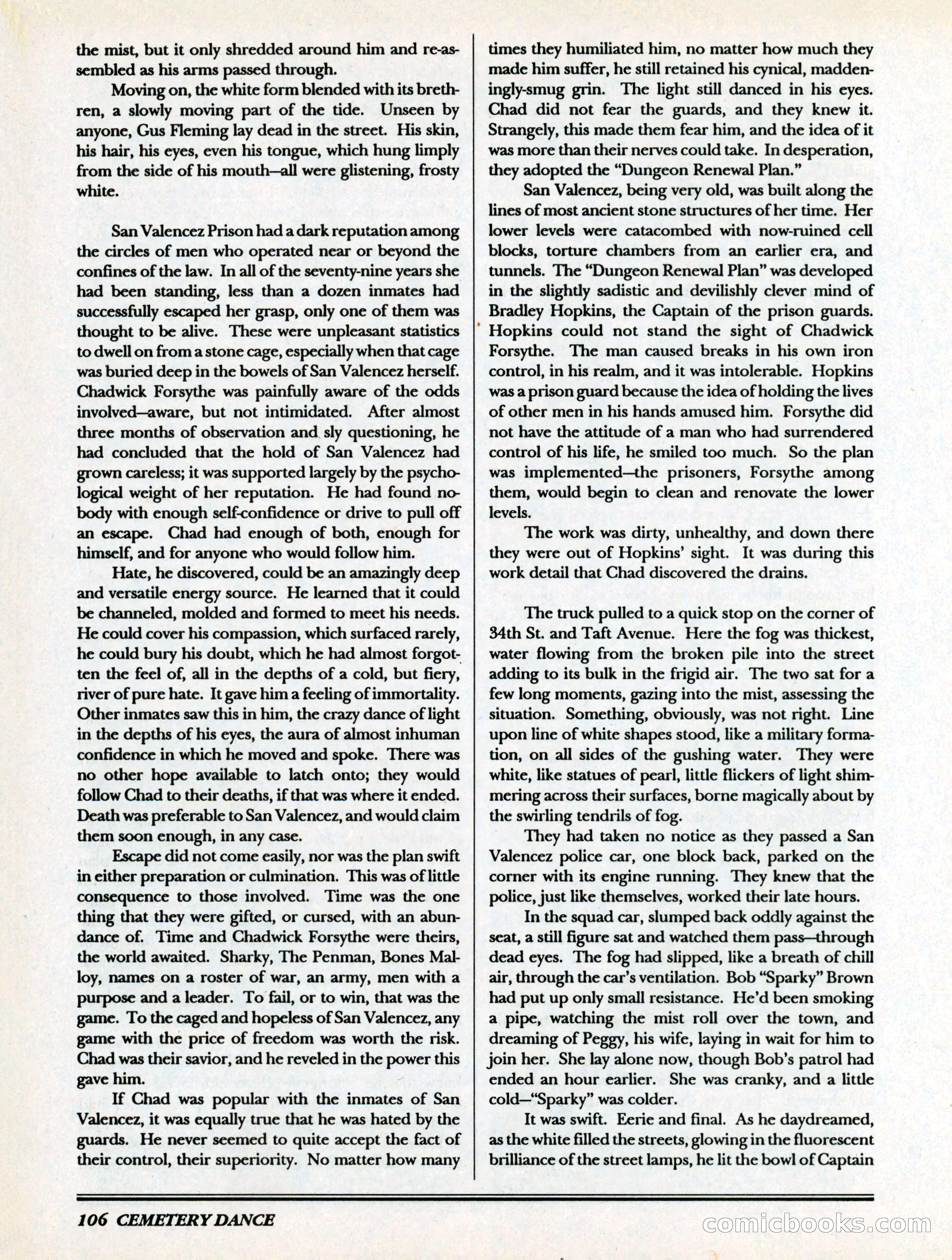Cemetery Dance, Volume 6, Issue 4 — page 108 of 148