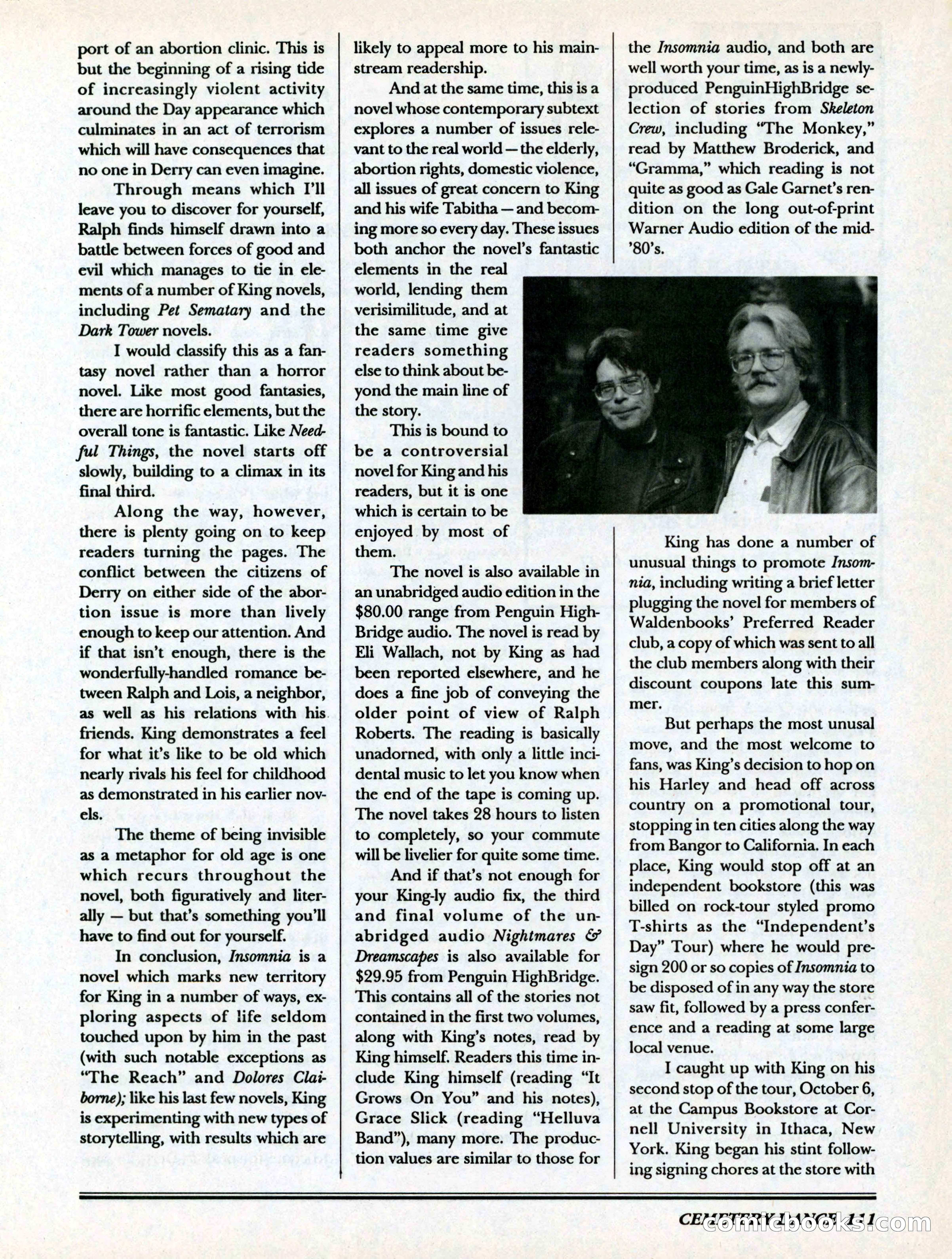 Cemetery Dance, Volume 6, Issue 4 — page 113 of 148