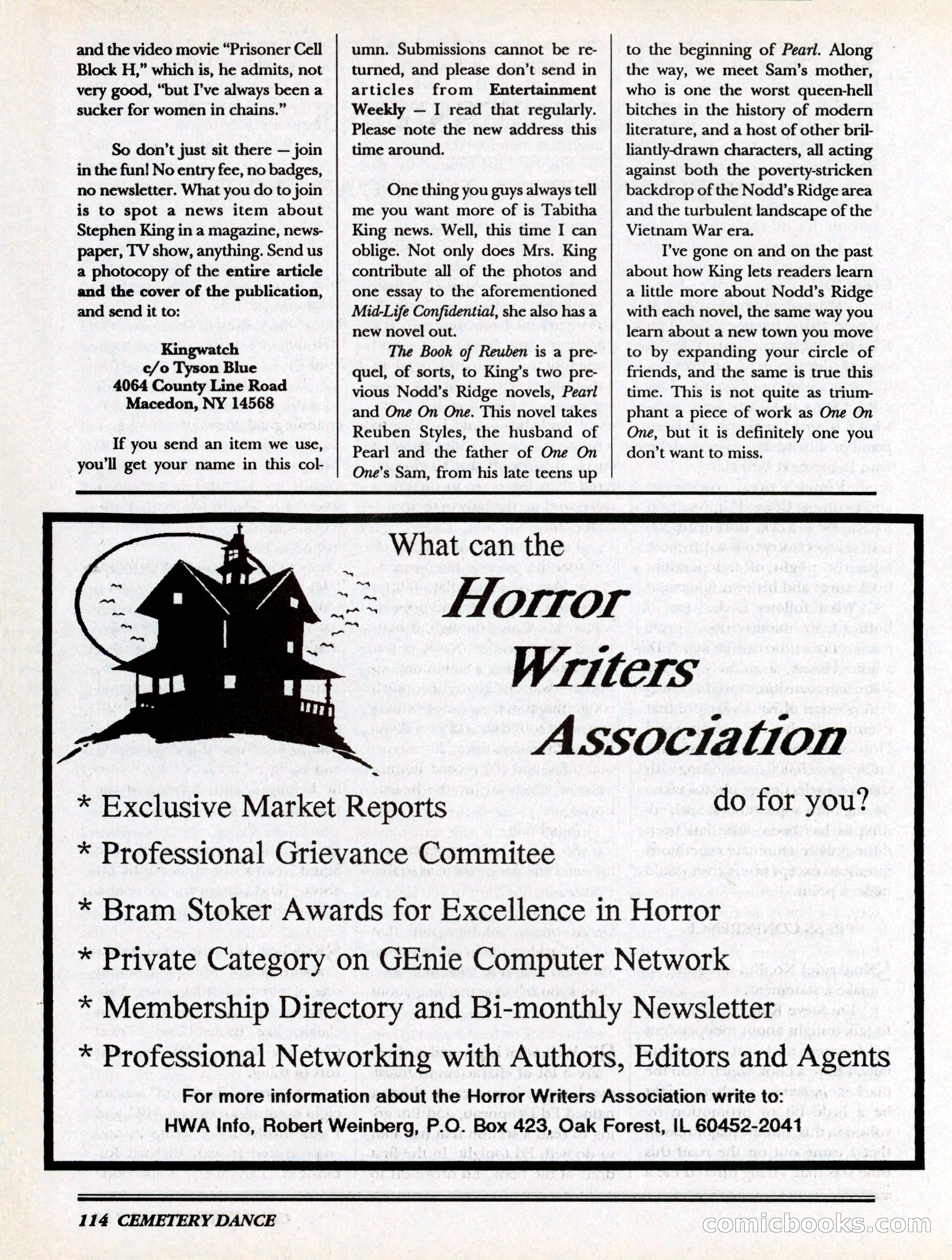 Cemetery Dance, Volume 6, Issue 4 — page 116 of 148