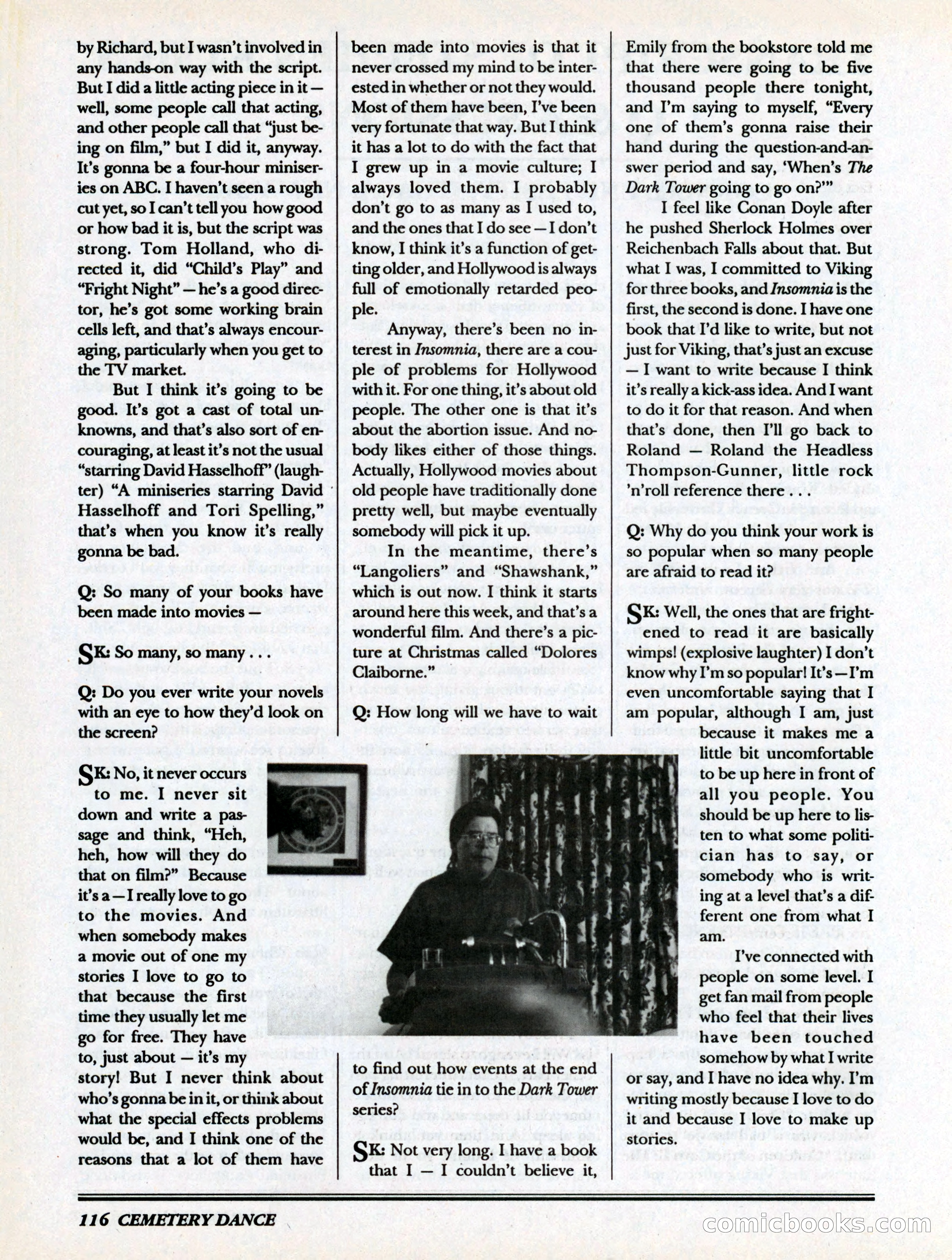 Cemetery Dance, Volume 6, Issue 4 — page 118 of 148