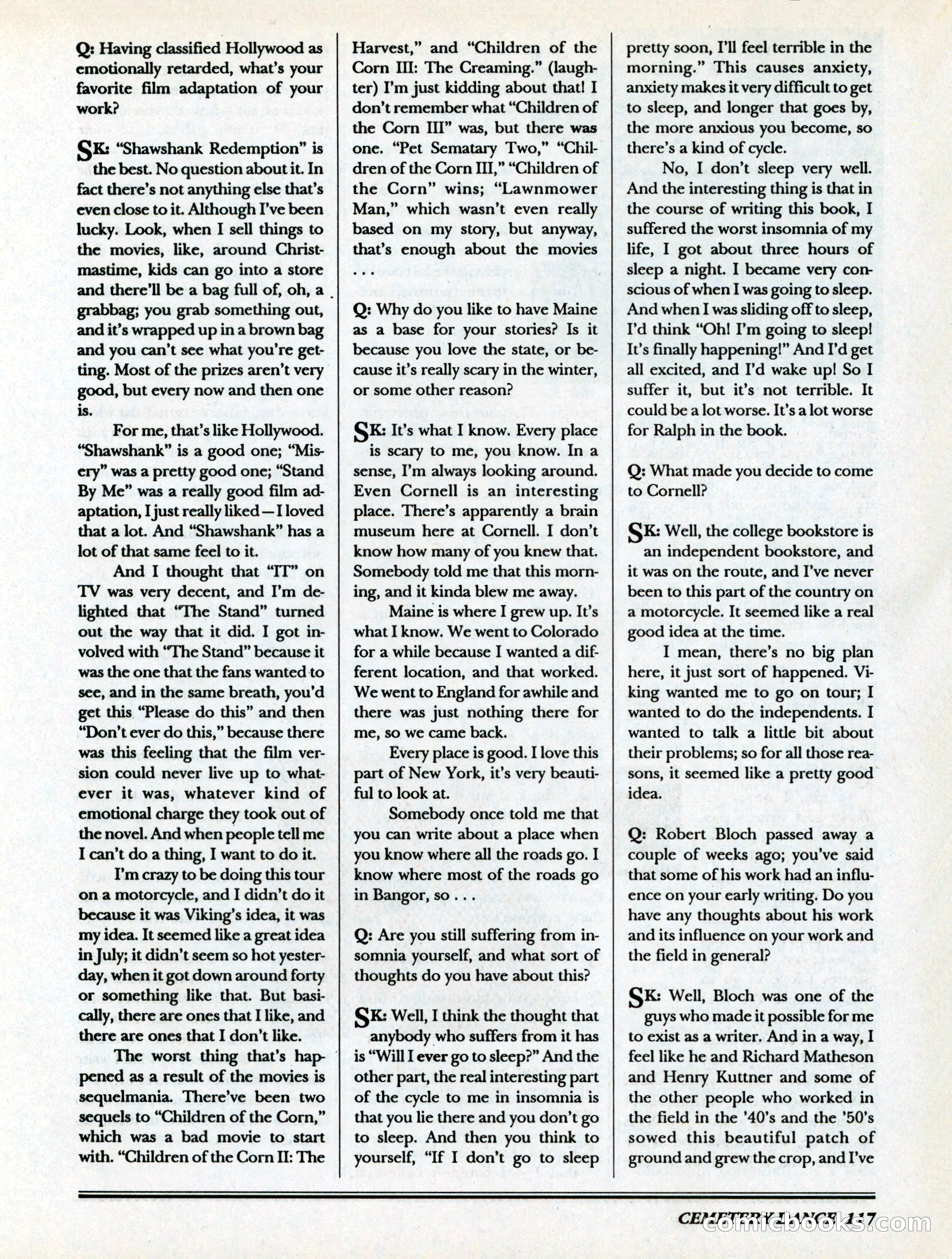Cemetery Dance, Volume 6, Issue 4 — page 119 of 148