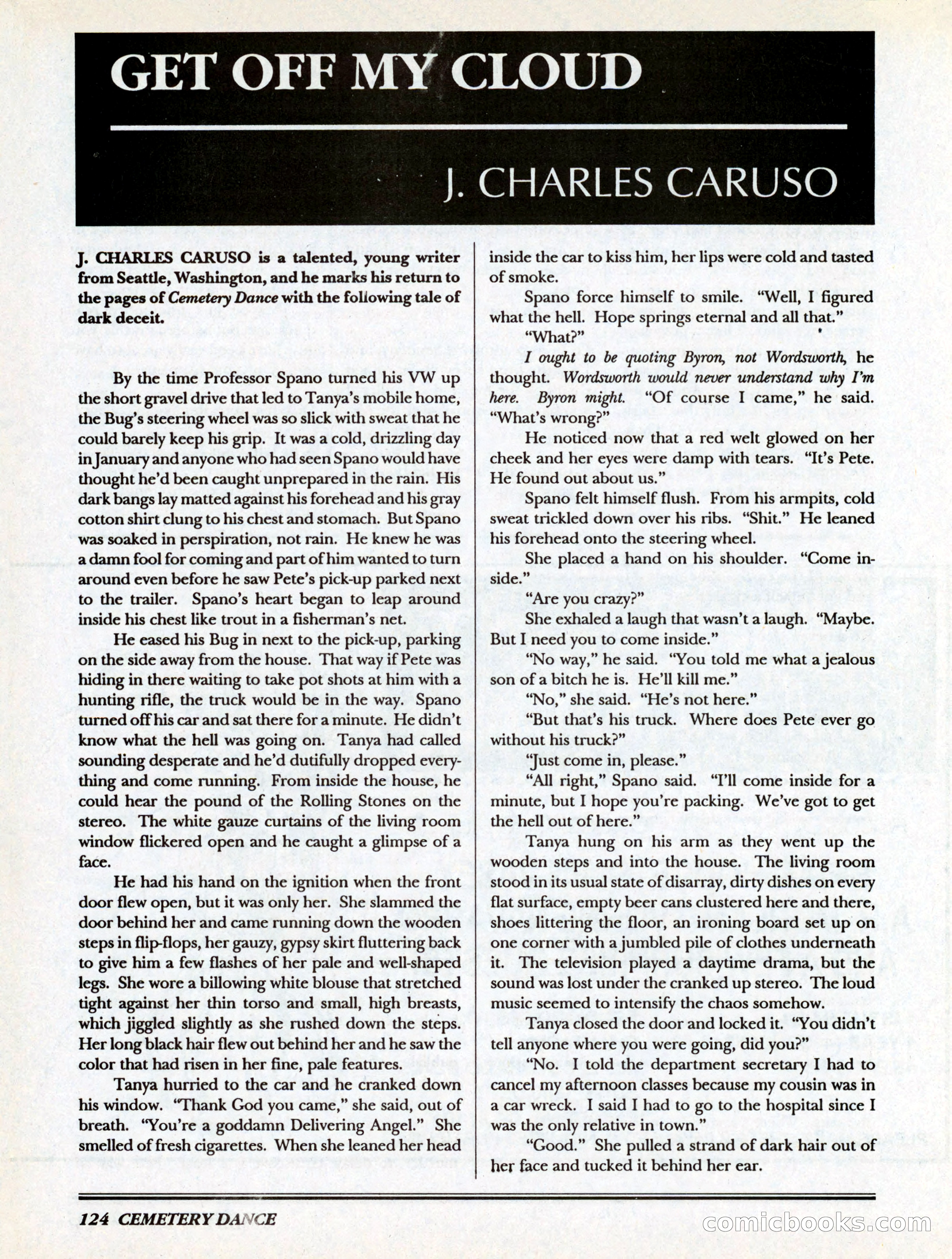Cemetery Dance, Volume 6, Issue 4 — page 126 of 148