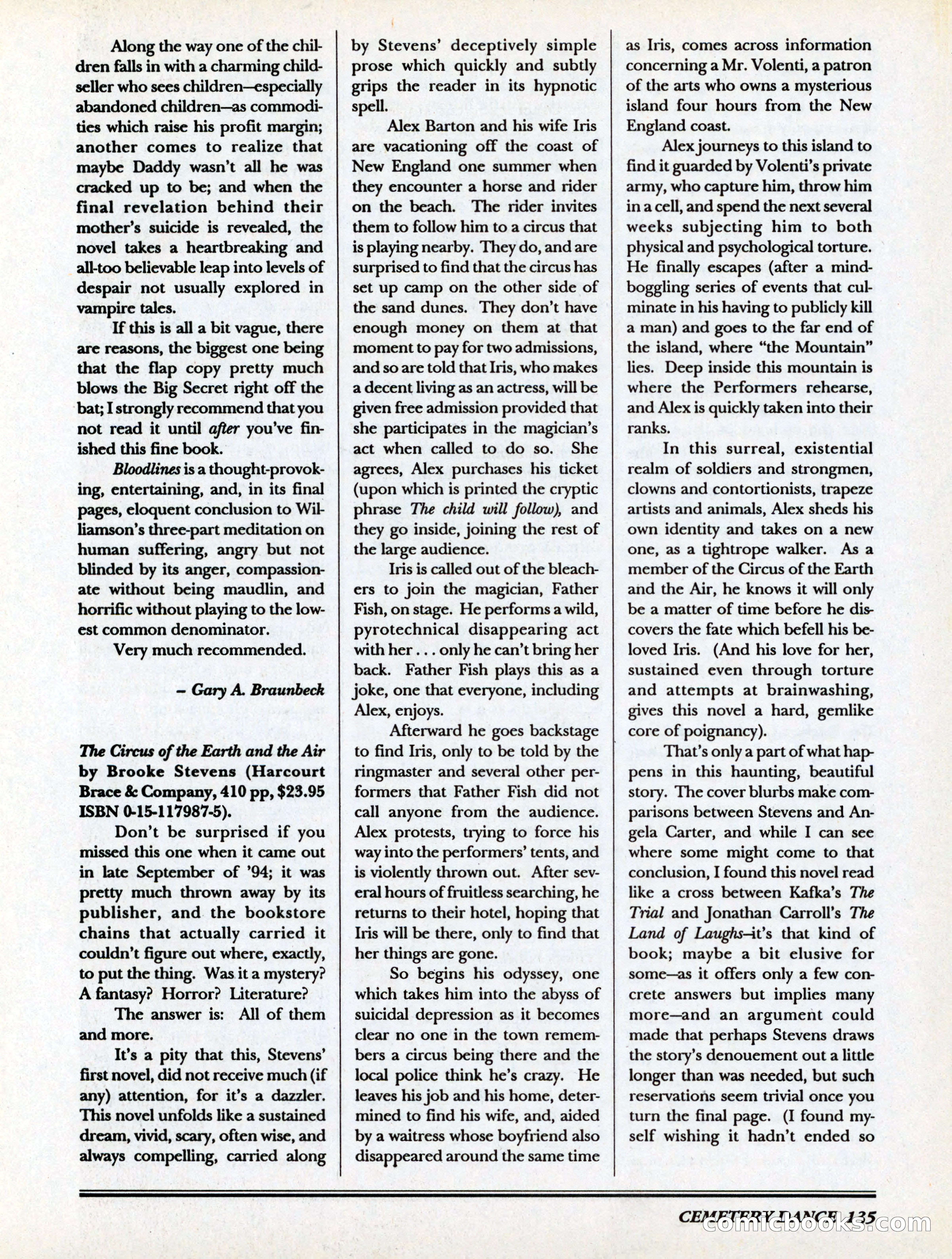 Cemetery Dance, Volume 6, Issue 4 — page 137 of 148