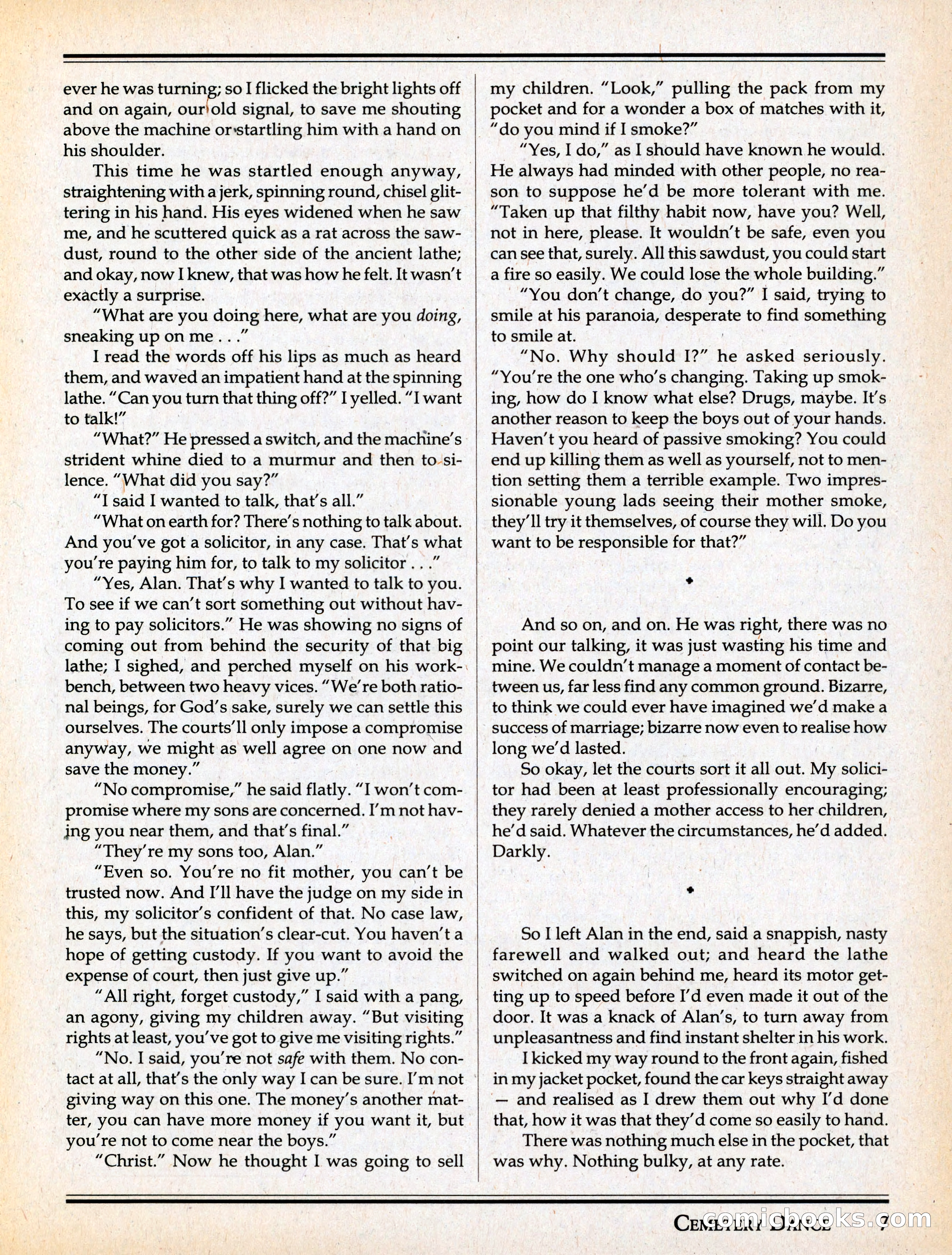 Cemetery Dance #29 — page 9 of 116