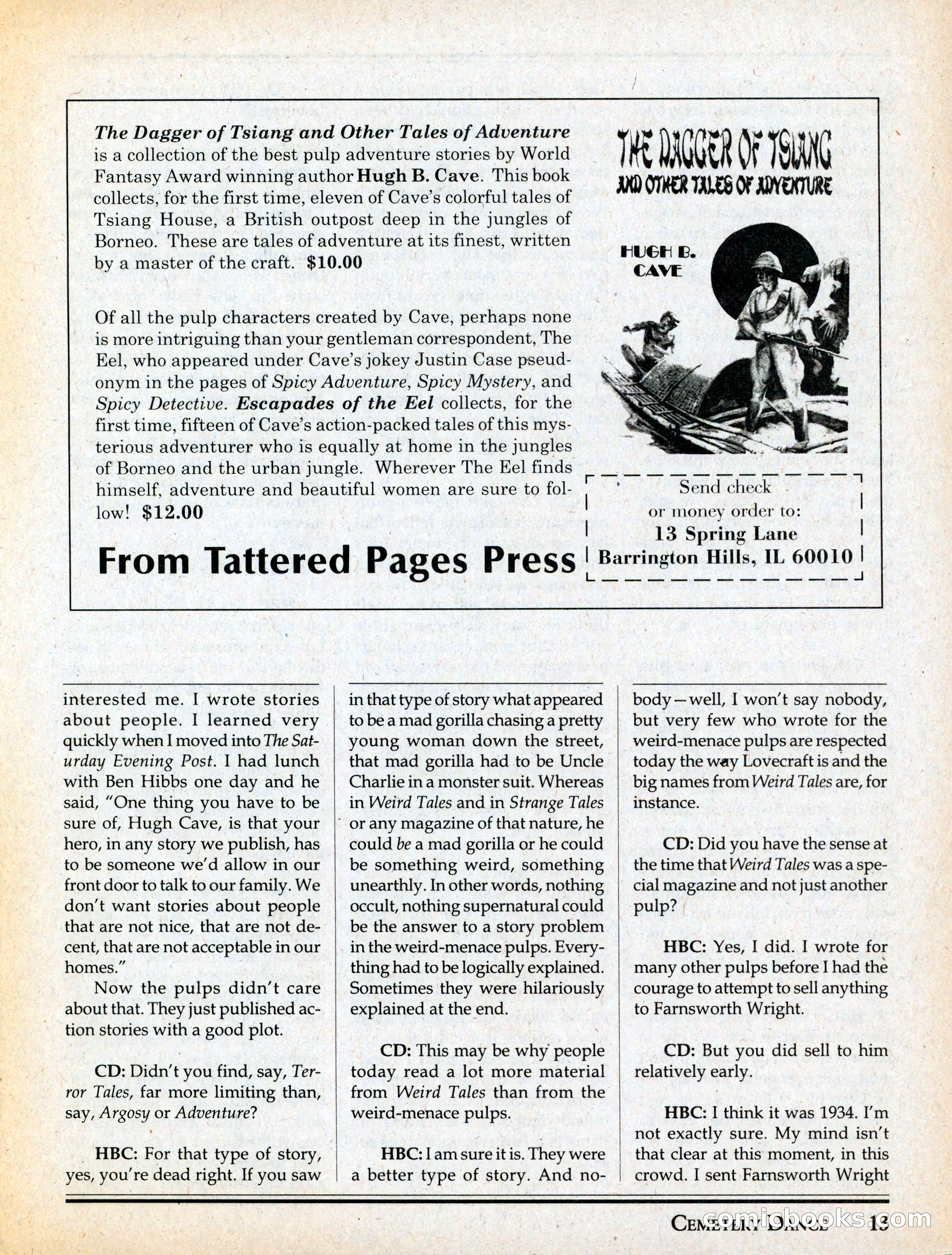 Cemetery Dance #29 — page 15 of 116