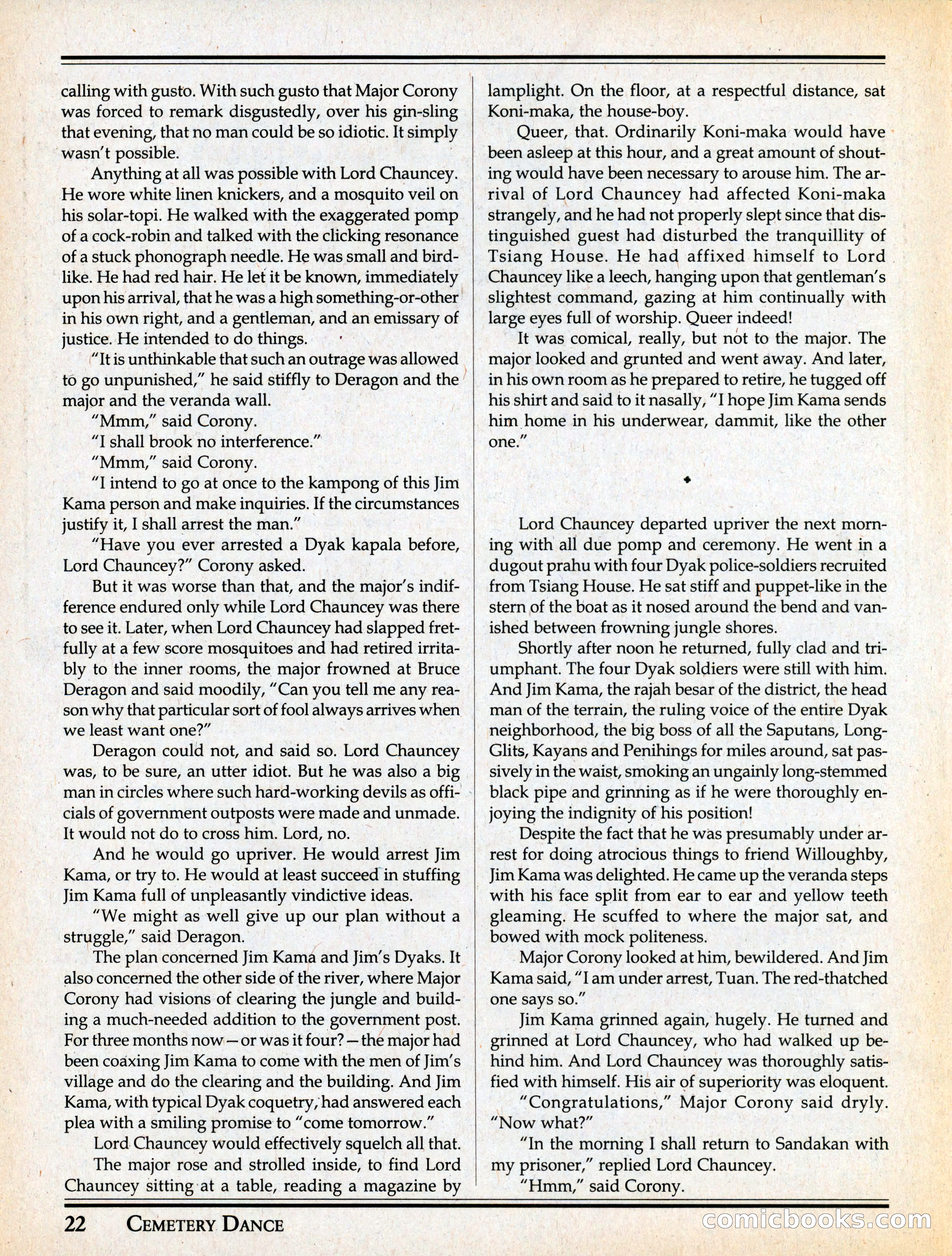 Cemetery Dance #29 — page 24 of 116