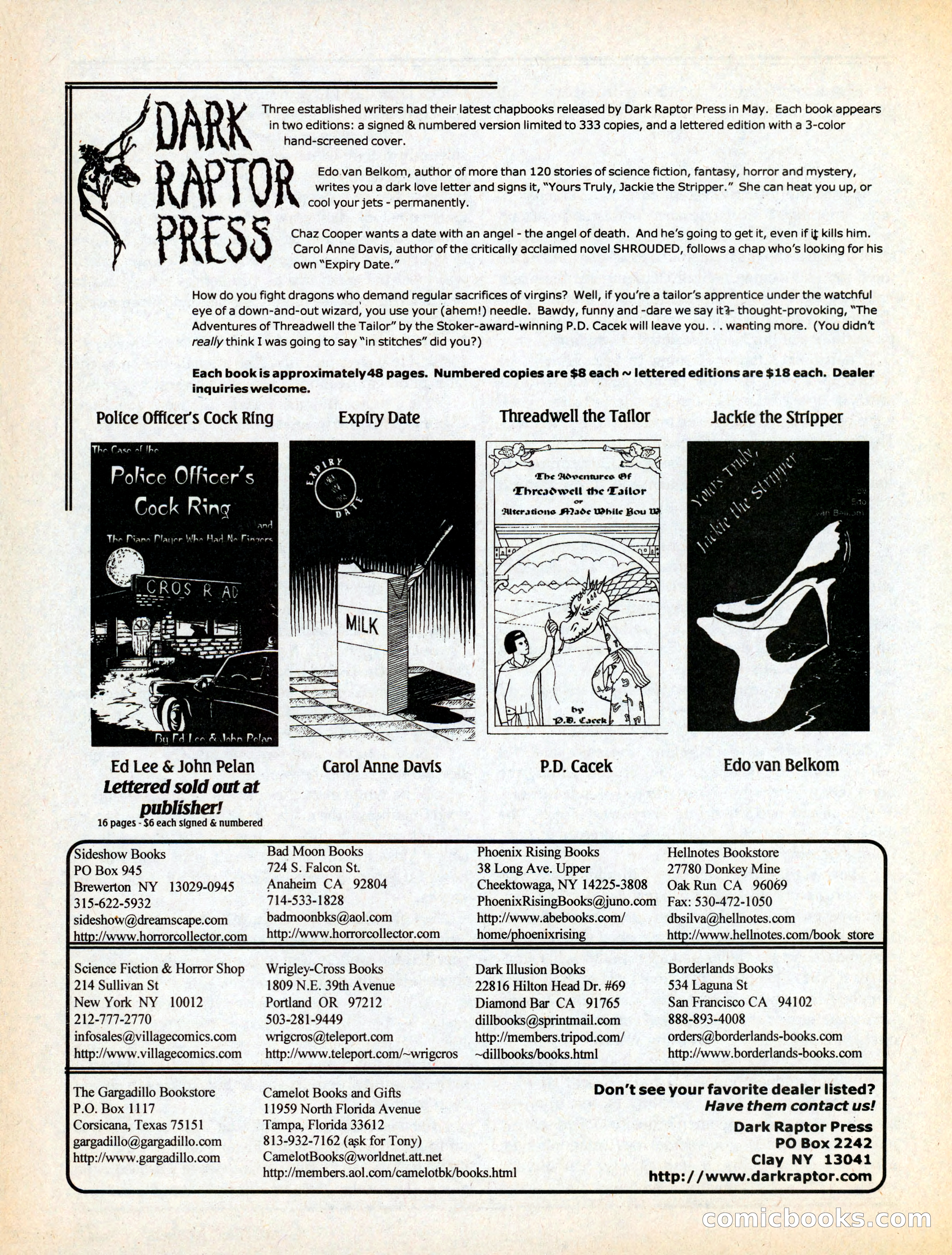 Cemetery Dance #29 — page 28 of 116