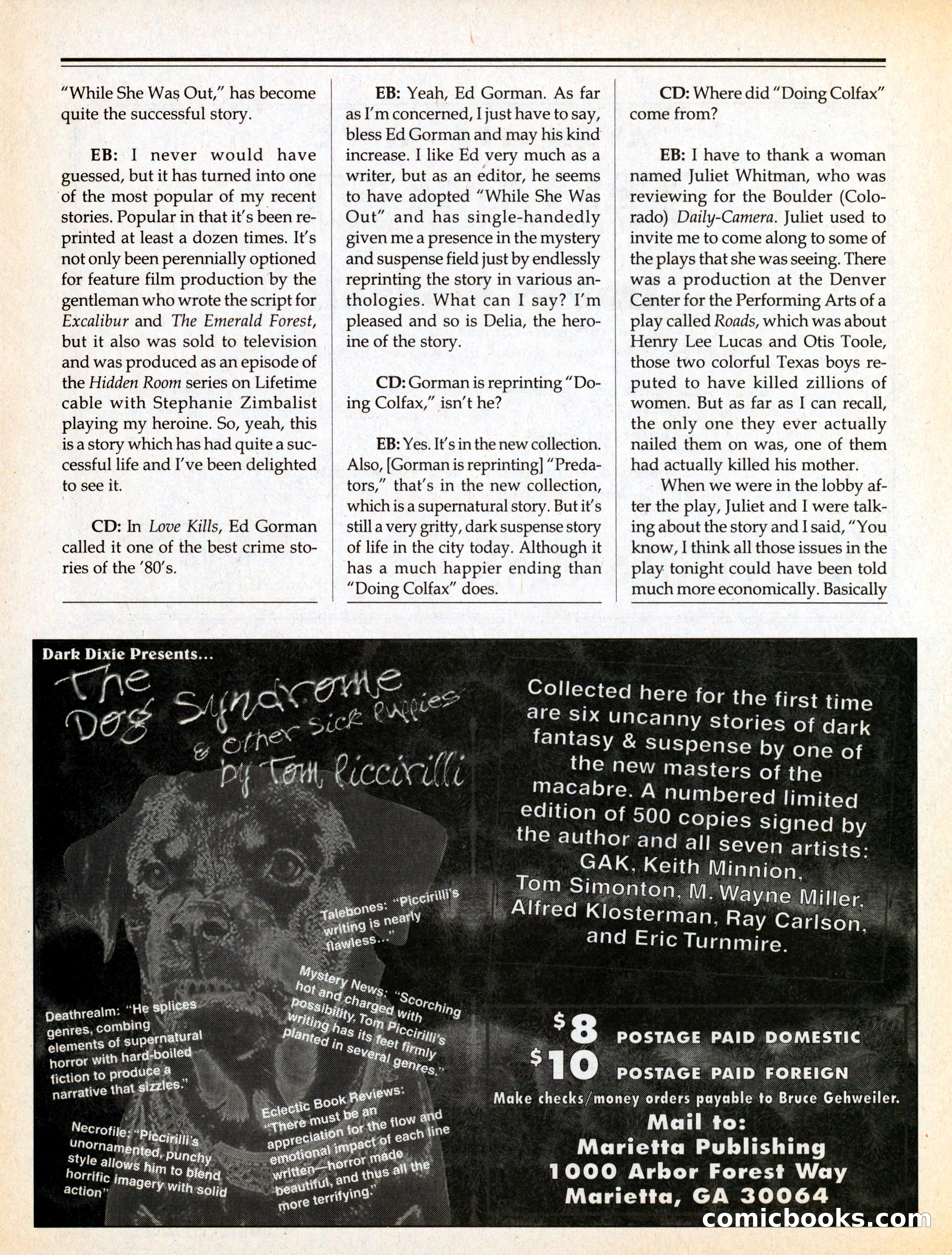 Cemetery Dance #29 — page 34 of 116