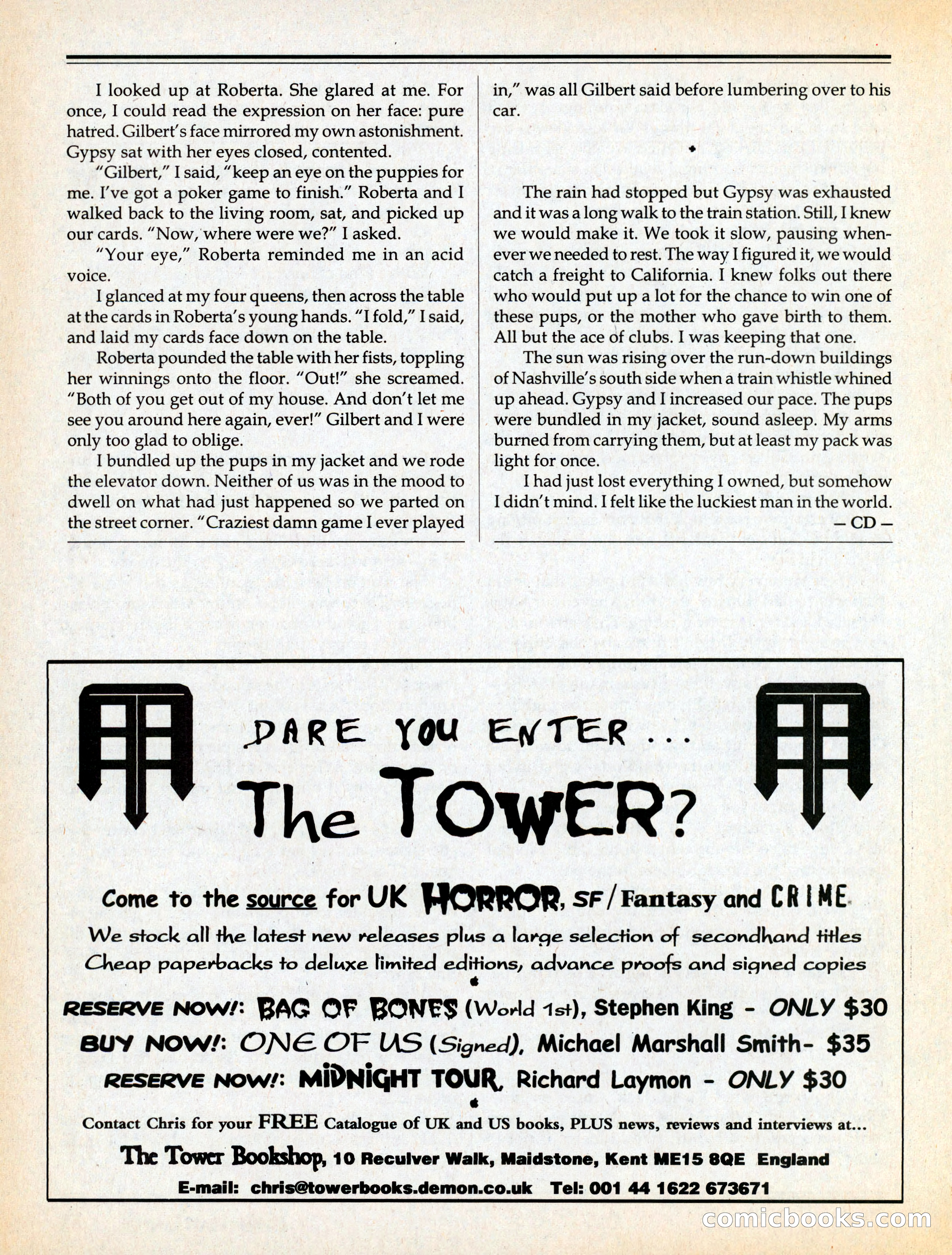 Cemetery Dance #29 — page 56 of 116